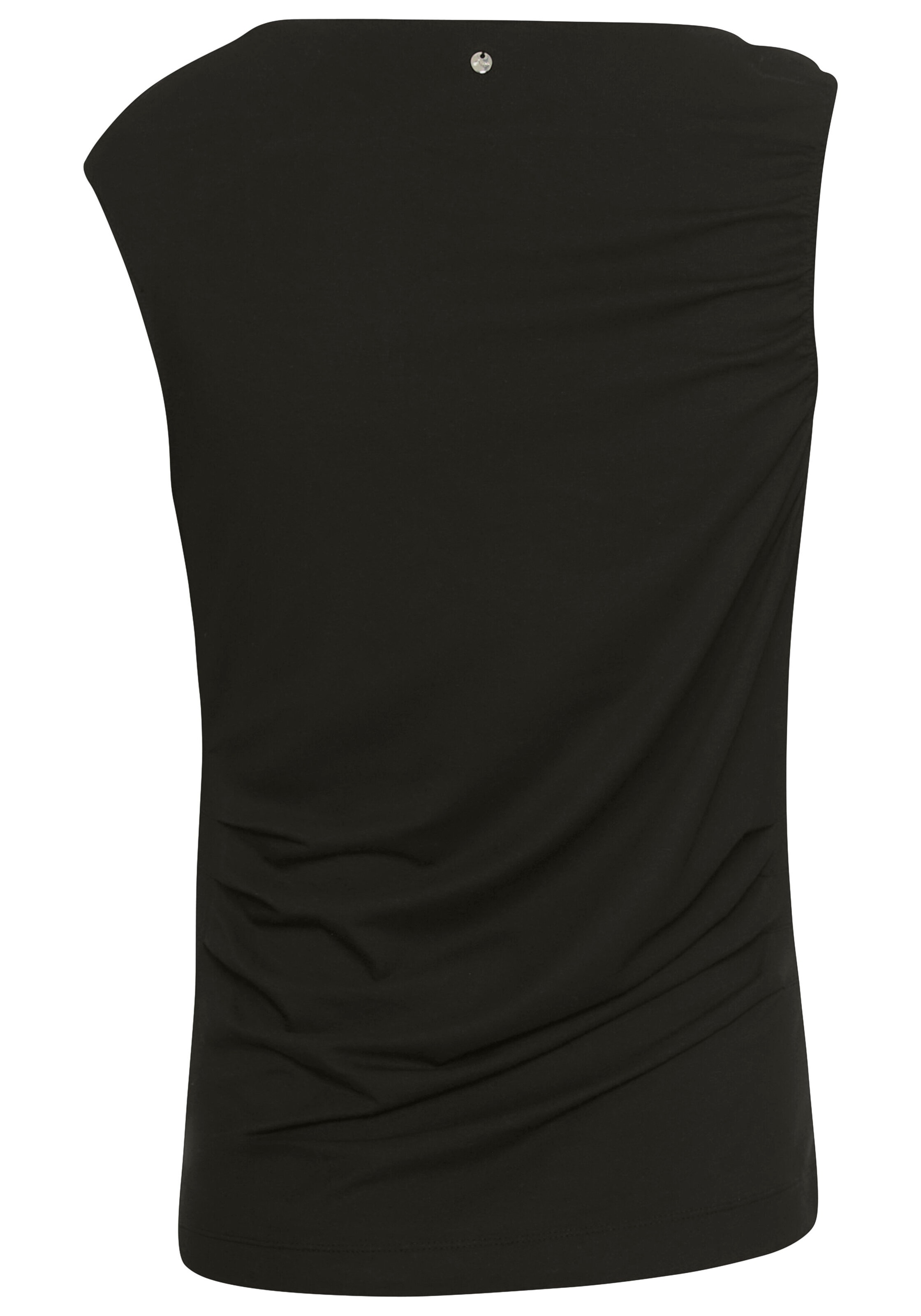BOSS ORANGE Shirttop »Enima Premium Damenmode«, mit Wasserfallkragen und gerafften Details