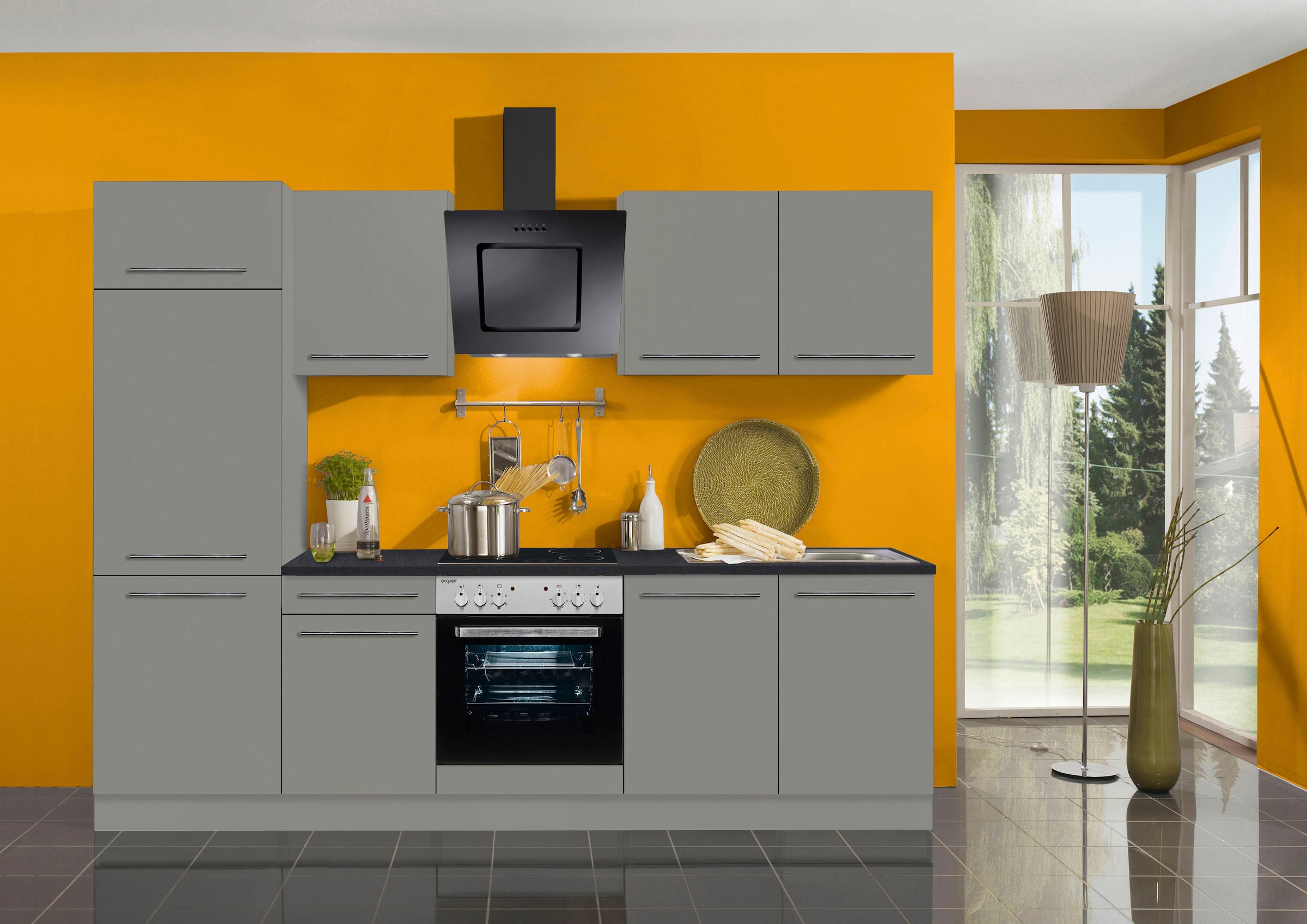 ❤ OPTIFIT Küchenzeile »Bern«, Breite 270 cm, gedämpfte Türen, wahlweise mit  E-Geräten bestellen im Jelmoli-Online Shop