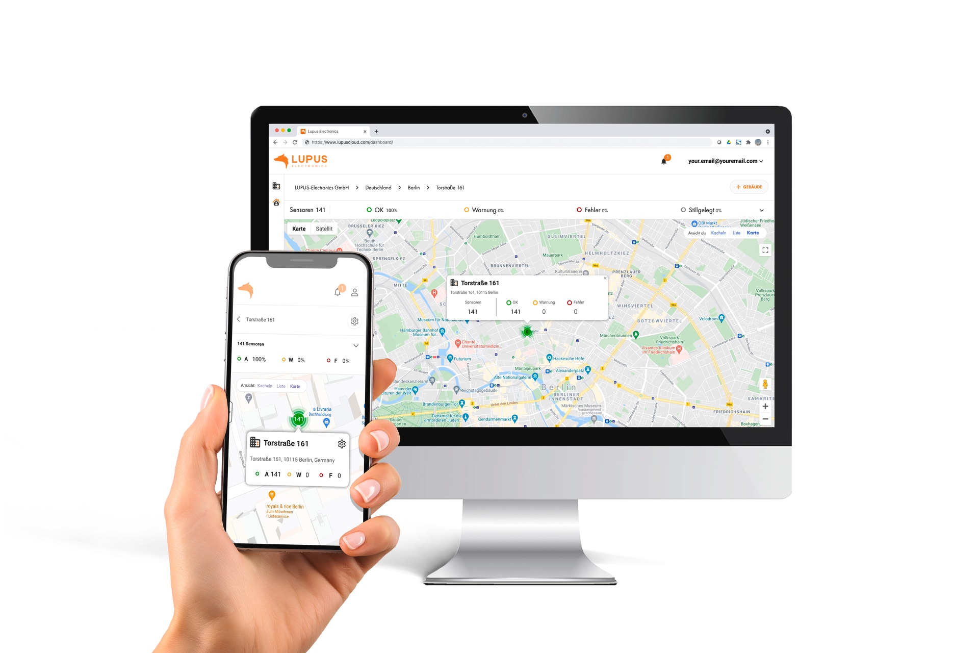 LUPUS ELECTRONICS Smart-Home-Zubehör »Mobilfunk Bewegungsmelder«, (1 St.)
