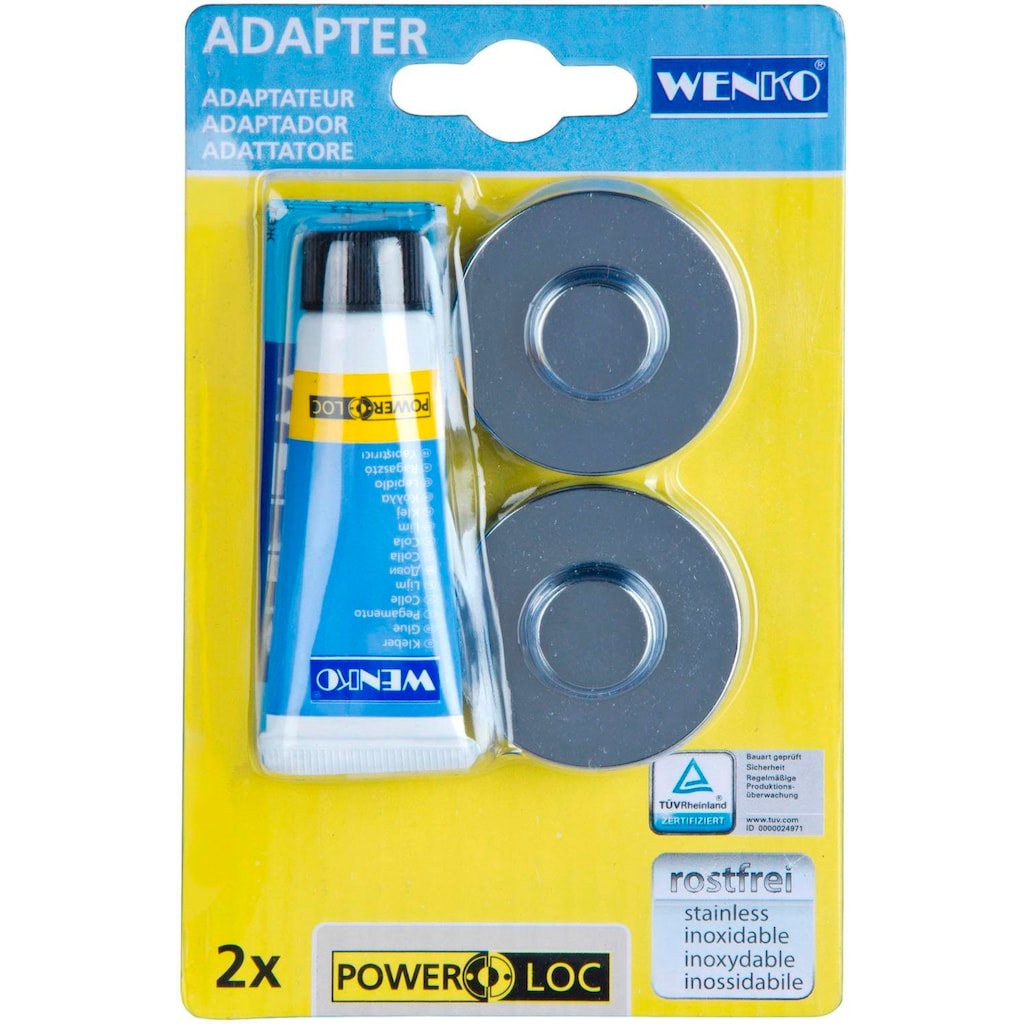 WENKO Wandhalter »Adapter, Power-Loc®, Premium/Classic«