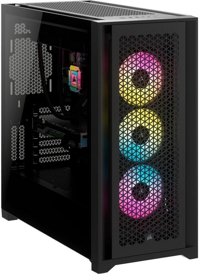 Corsair PC-Gehäuse »iCUE 5000D RGB Airflow Tempered Glass Mid-Tower, Black«