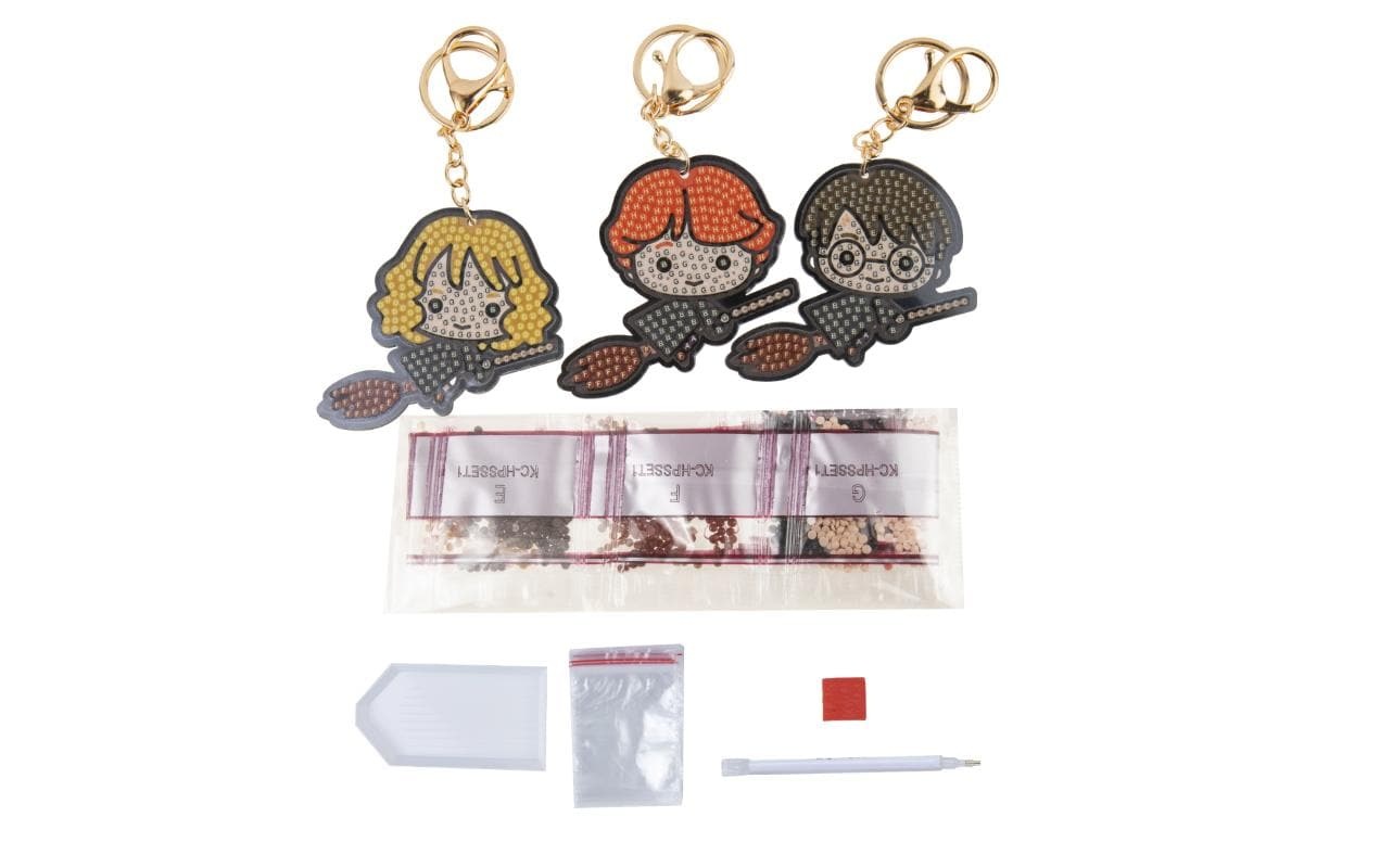 Kreativset »CRAFT Buddy Crystal Art – Fliegende Freunde 3 Stück«