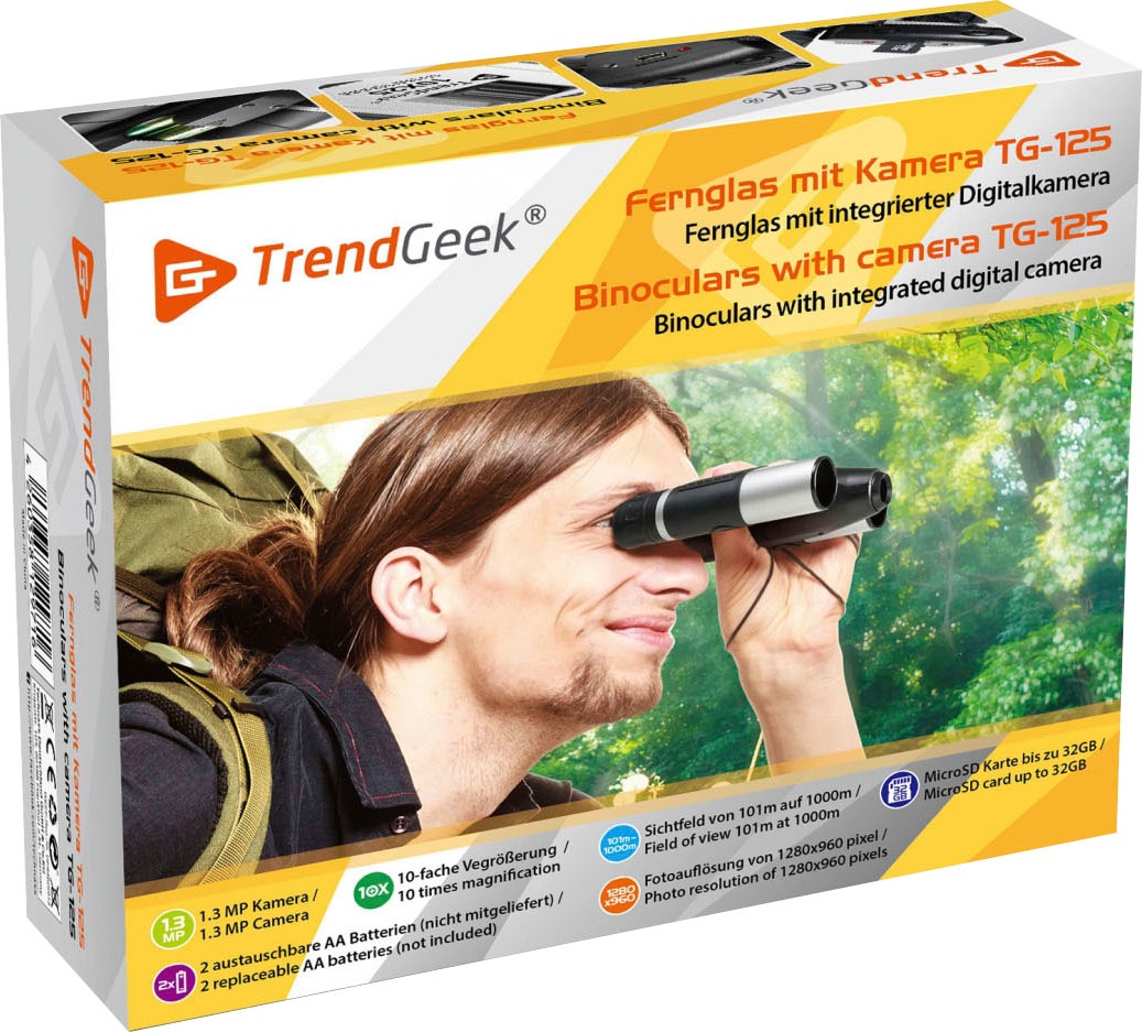 Technaxx Fernglas »TrendGeek mit integrierter Digitalkamera TG-125 10x25«
