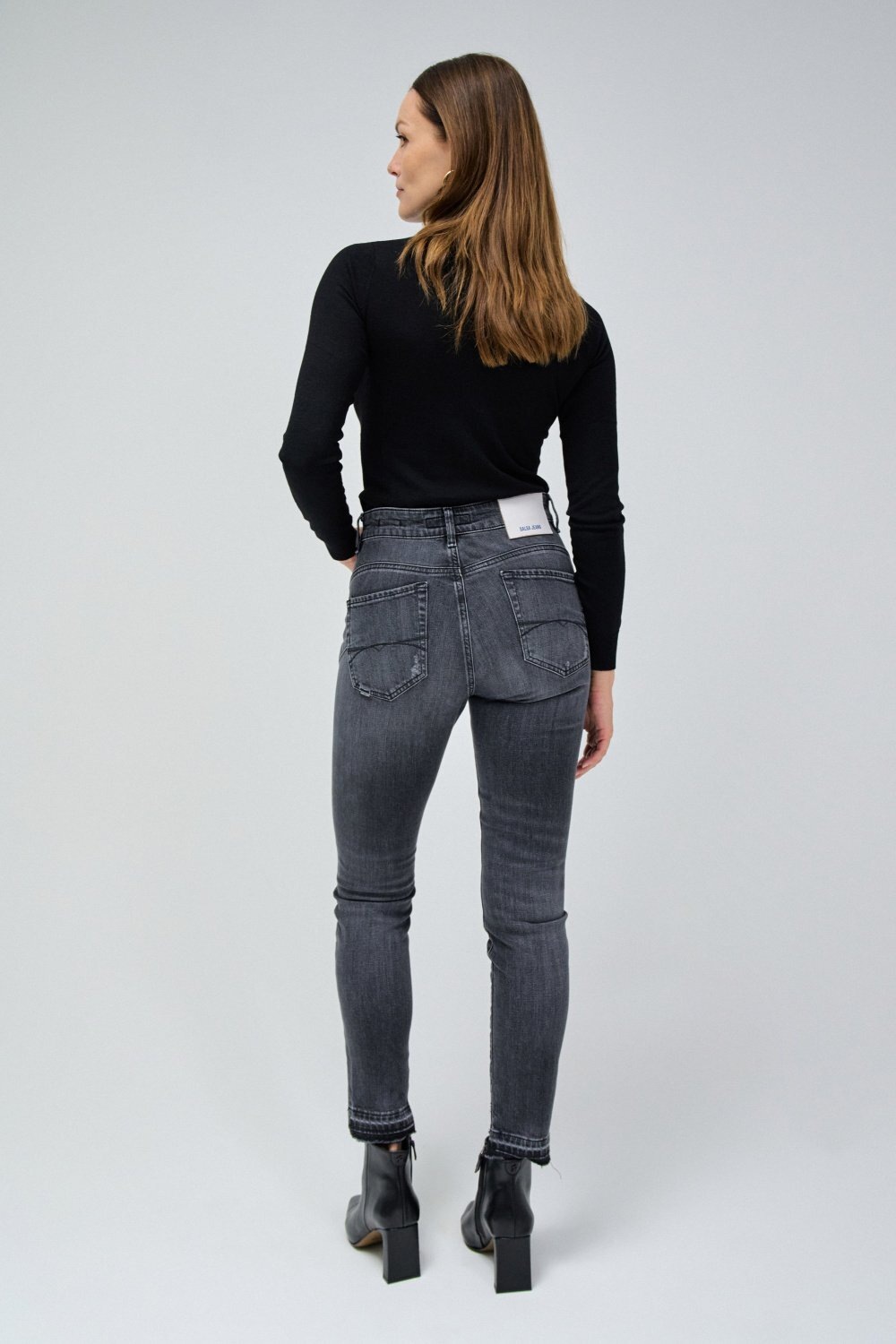 Salsa Skinny-fit-Jeans »Salsa Jeans Jeans Faith Destroyed Black«