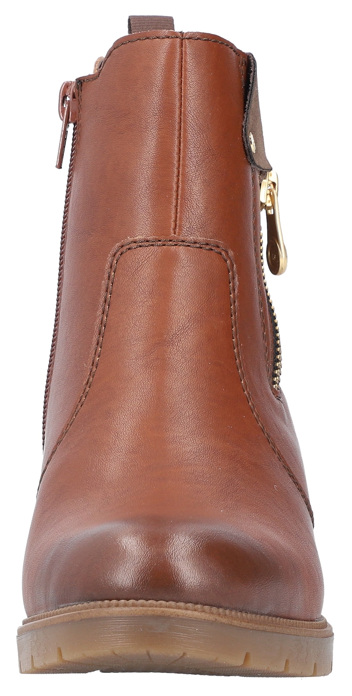 Rieker Winterstiefelette, Stiefelette, Boots, Blockabsatz, mit Innenreissverschluss