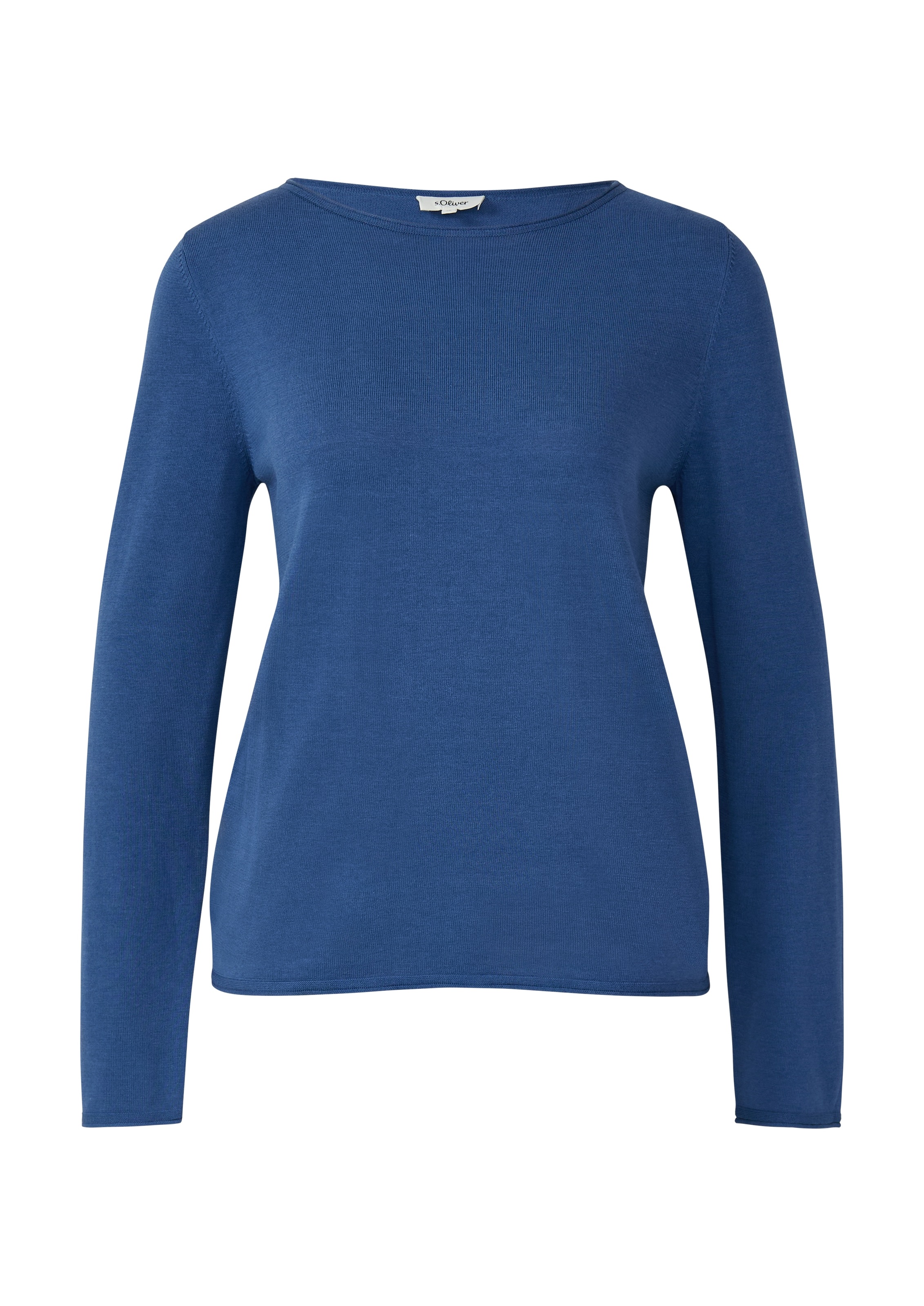 s.Oliver Langarmshirt, mit Rollkanten