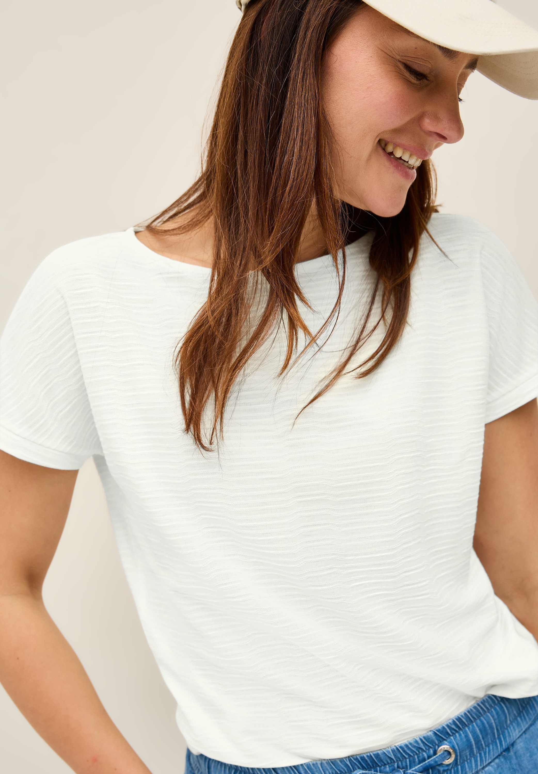 Cecil T-Shirt, mit Struktur