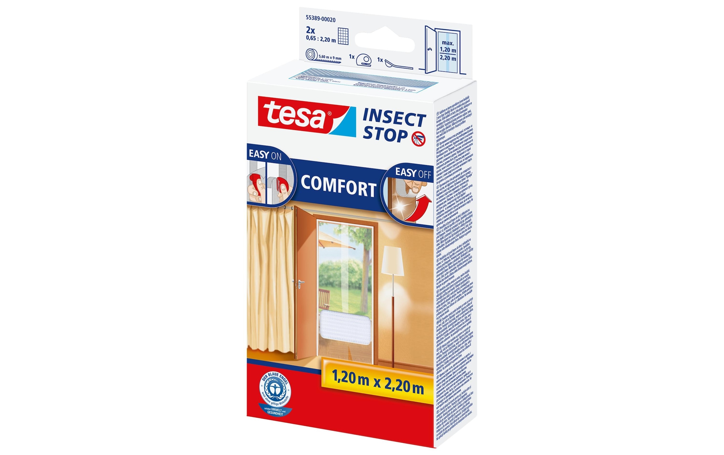 tesa Moskitonetz »Insect Stop Comfort Tür weiss«