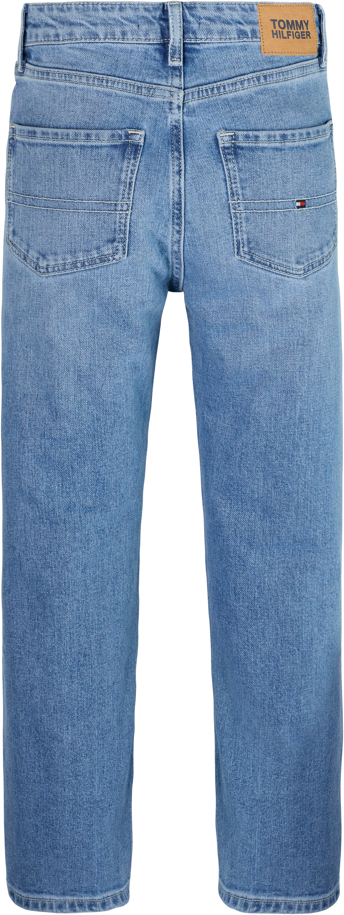 Tommy Hilfiger Loose-fit-Jeans »BAGGY WIDE MID WASH«, mit Logostickerei |  Jelmoli-Versand Online Shop
