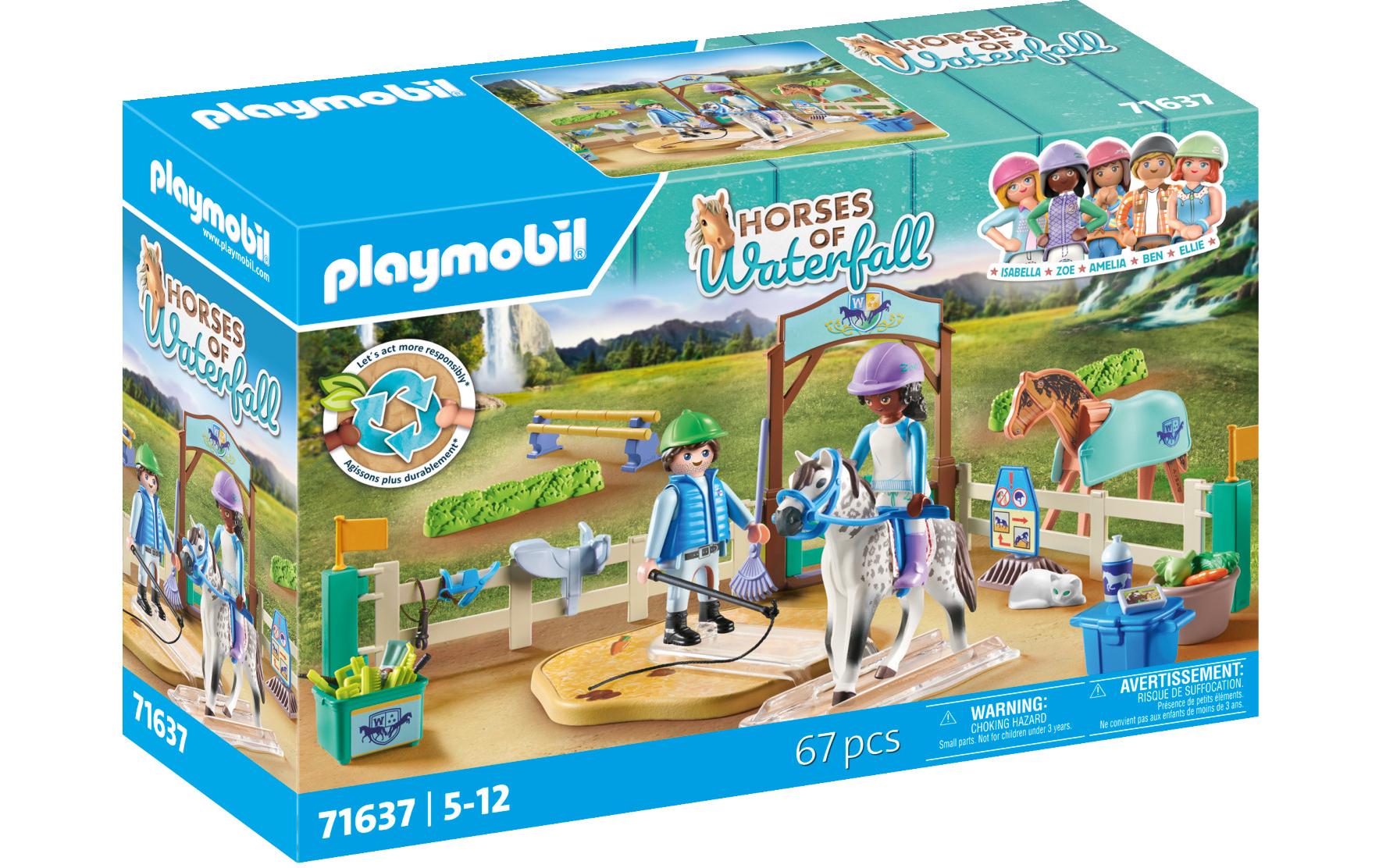 Playmobil Spielbausteine "Horses of Waterfall Moderne Reitschule 71637"