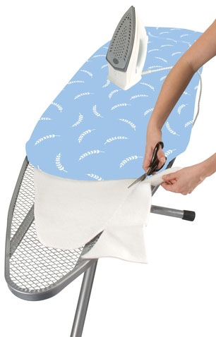 WENKO Bügelbrettbezug, Ersatz-Bügelpolster Molton, 130 x 52 cm, Geeignet für... kaufen