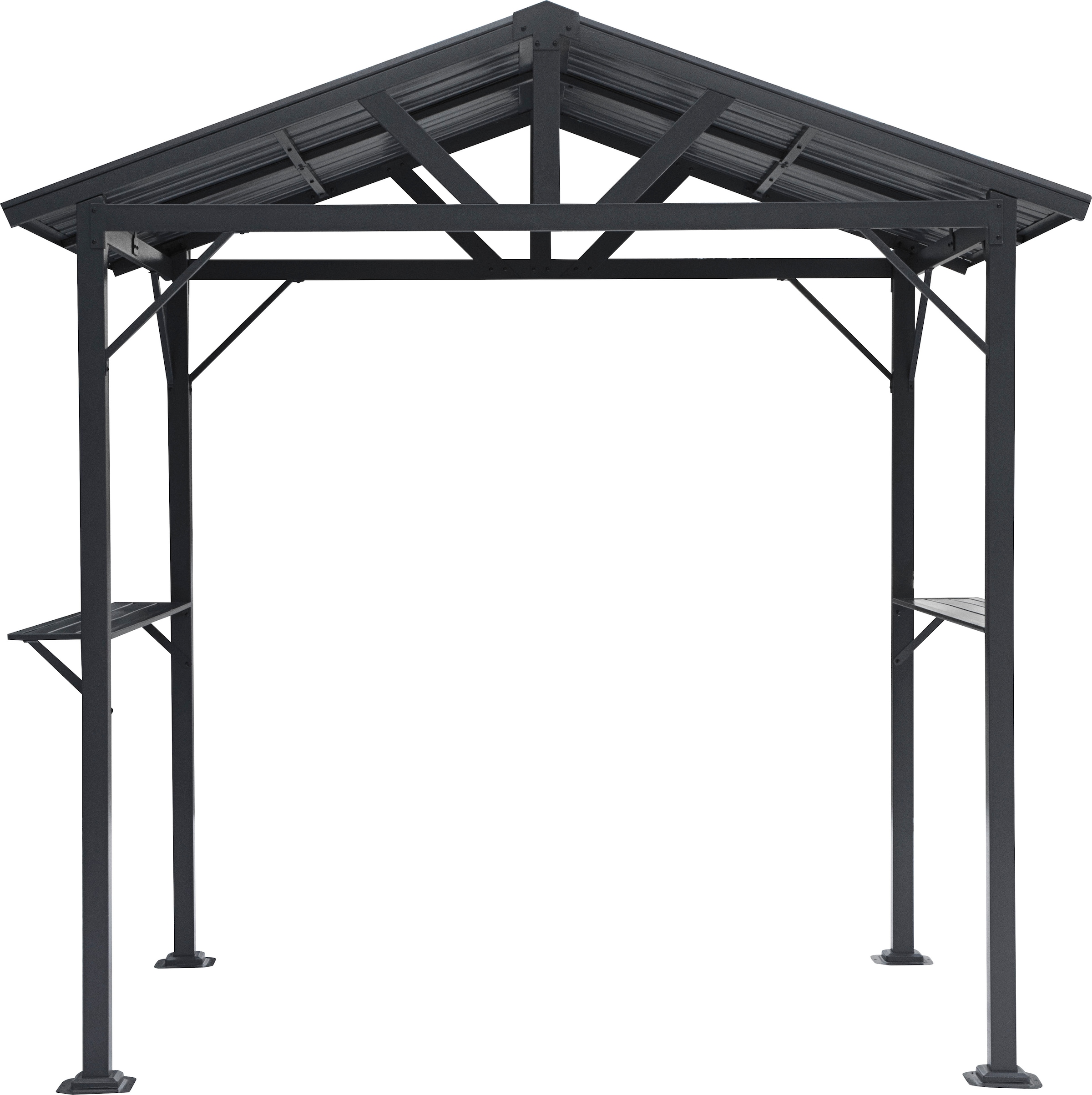 KONIFERA Grillpavillon »Lissabon«, BxT: 244x153 cm, mit verzinktem Stahldach und Stahlgestell