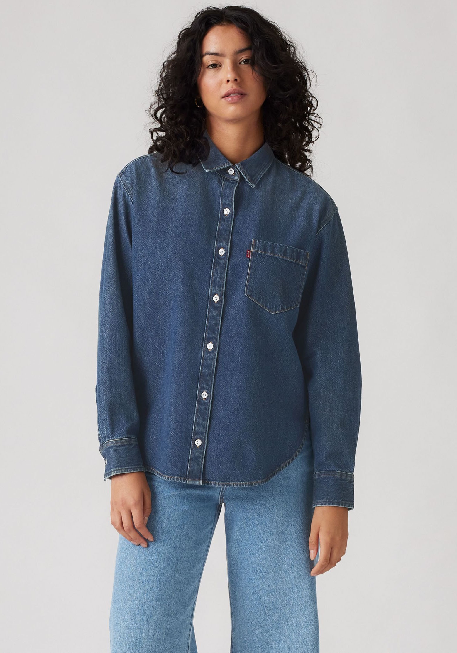 Levi's® Jeansbluse »HARLIE BOYFRIEND SHIRT« mit Brusttasche