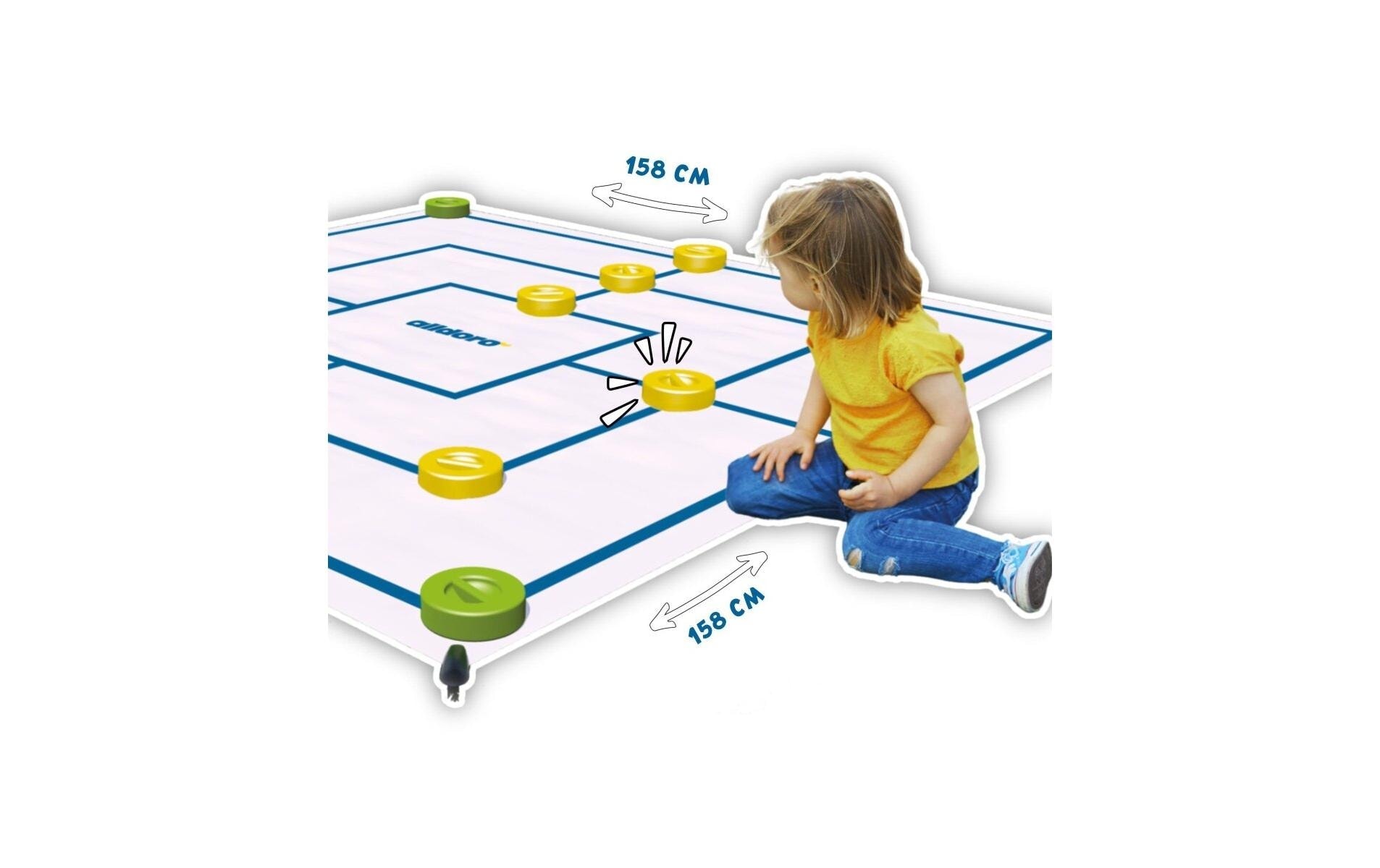 alldoro Spiel »XXL 2in1 Dame und Mühlespiel«