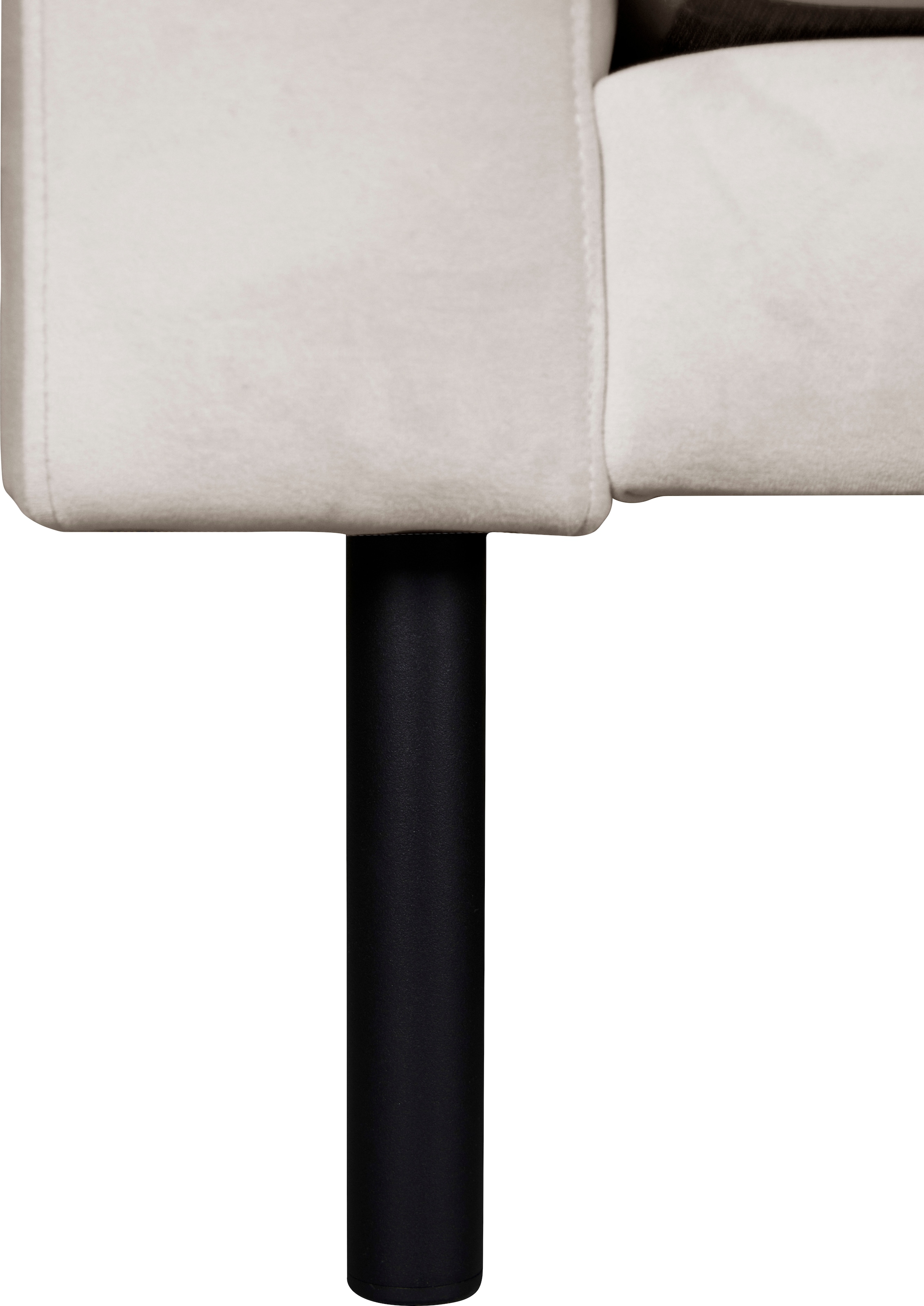 Guido Maria Kretschmer Home&Living 2-Sitzer »Lillibeth Designsofa mit Wellenunterfederung, Masse B/T/H: 155/74/83 cm«, Zierkissen als Wendekissen, in Samtoptik oder Cord