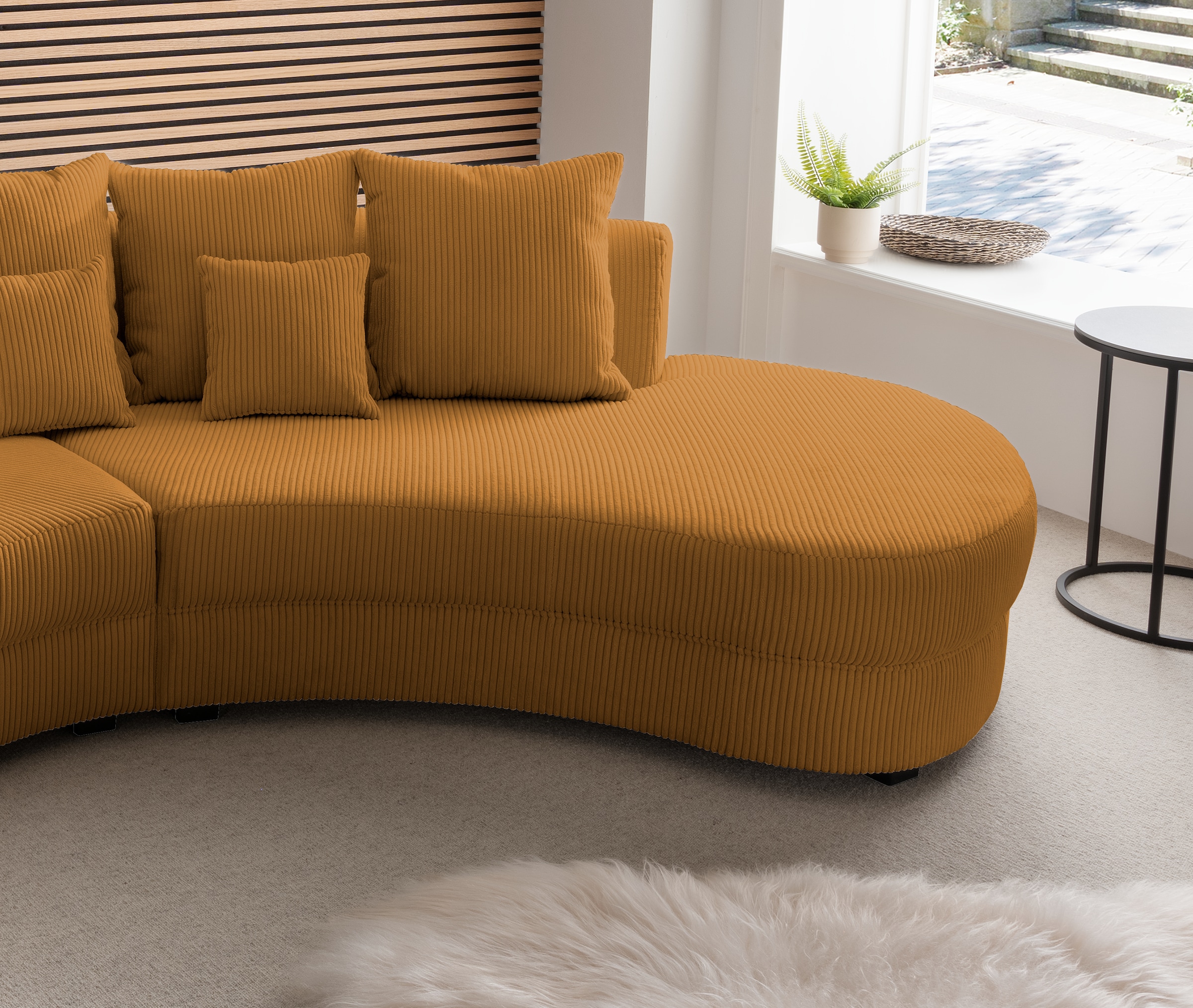 INOSIGN Ecksofa »Limoncello organische Formensprache, L-Form«, ergonomische Form