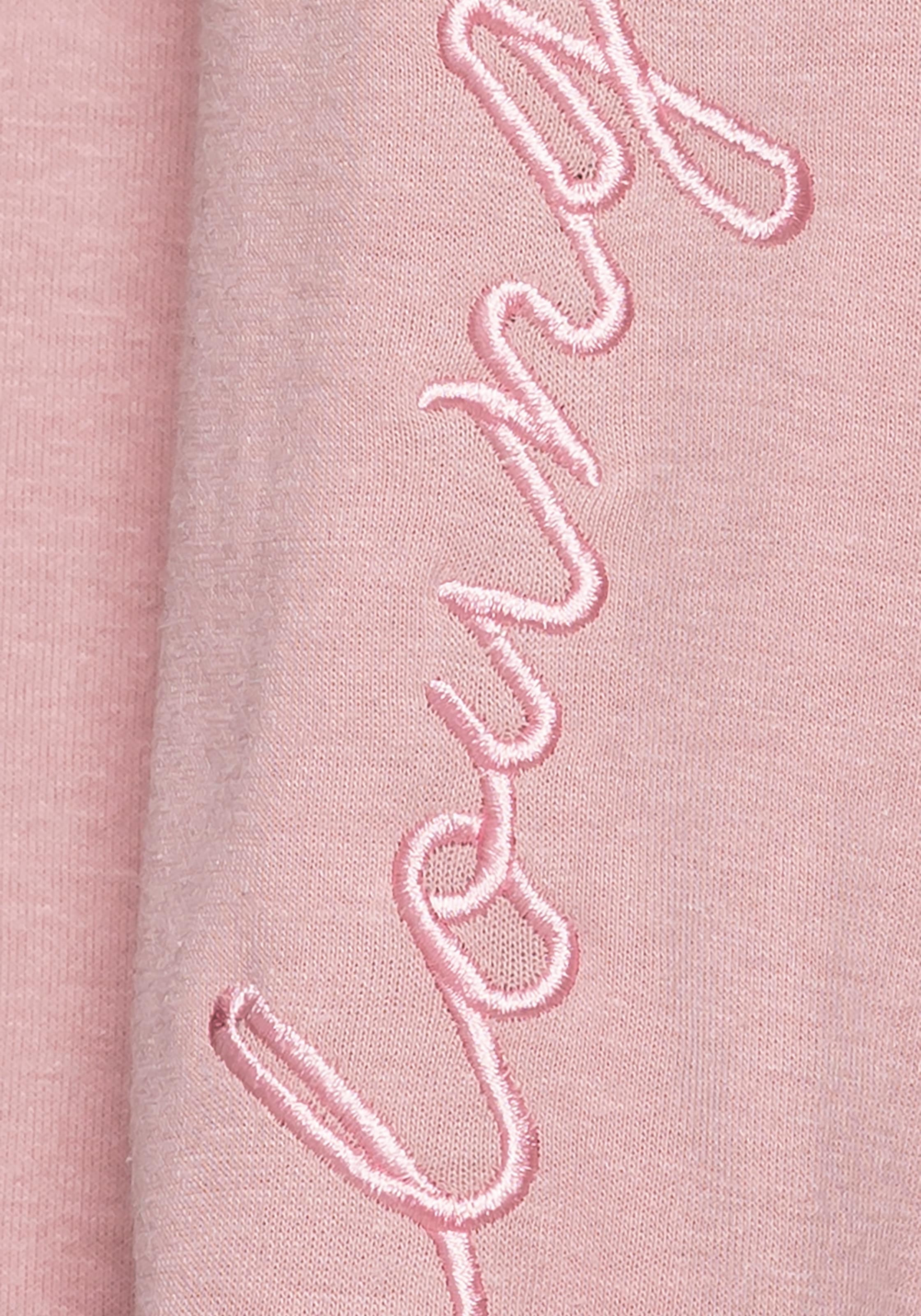 Vivance Hoodie, mit seitlicher Loungewear Stickerei, Loungshirt