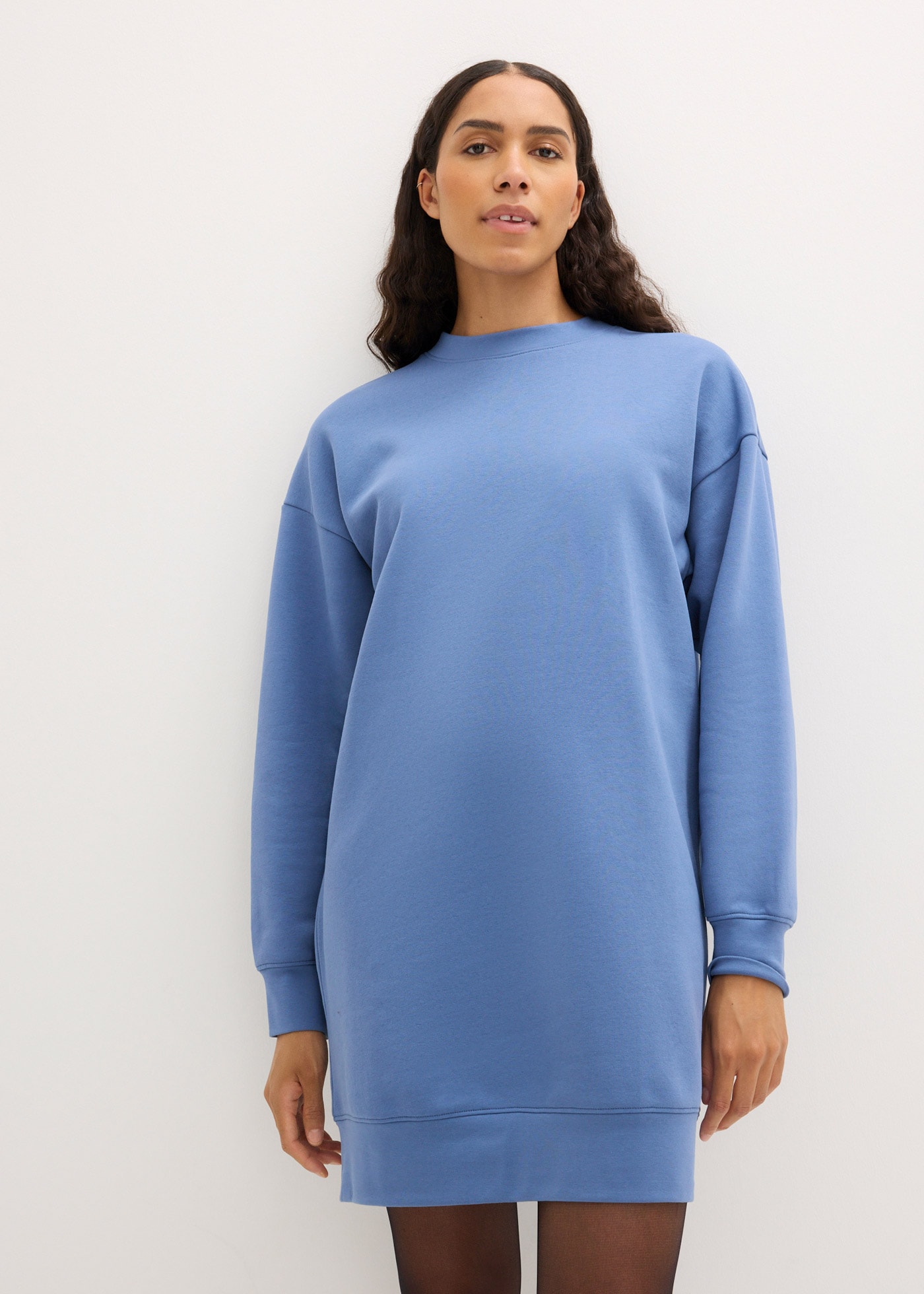 bonprix Sweatkleid »Oversized Sweatkleid« Ohne Taschen im Oversized-Look