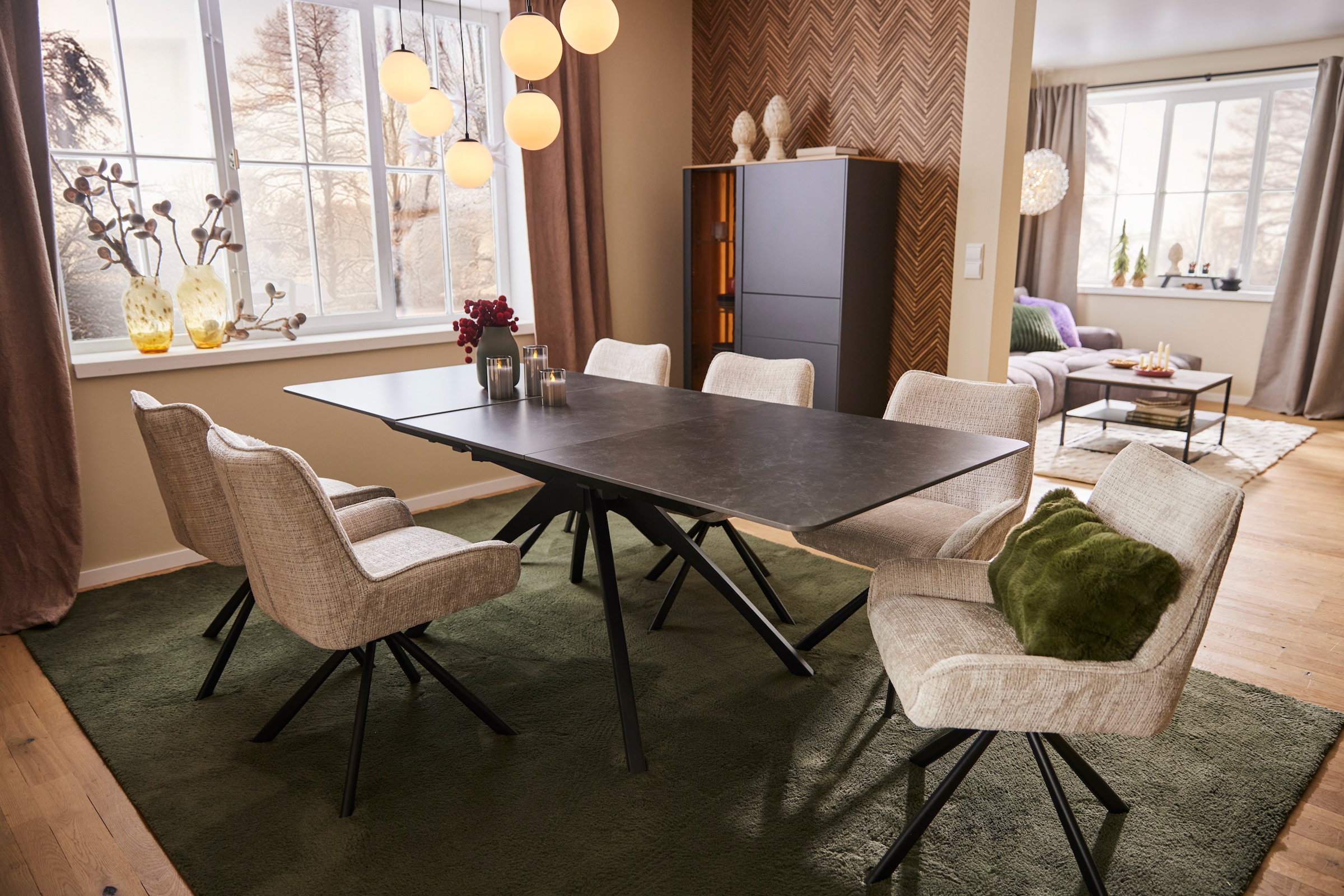 the carpet Teppich »Relax«, rechteckig, 16 mm Höhe, waschbarer Wohnzimmer Teppich modern rutschfest