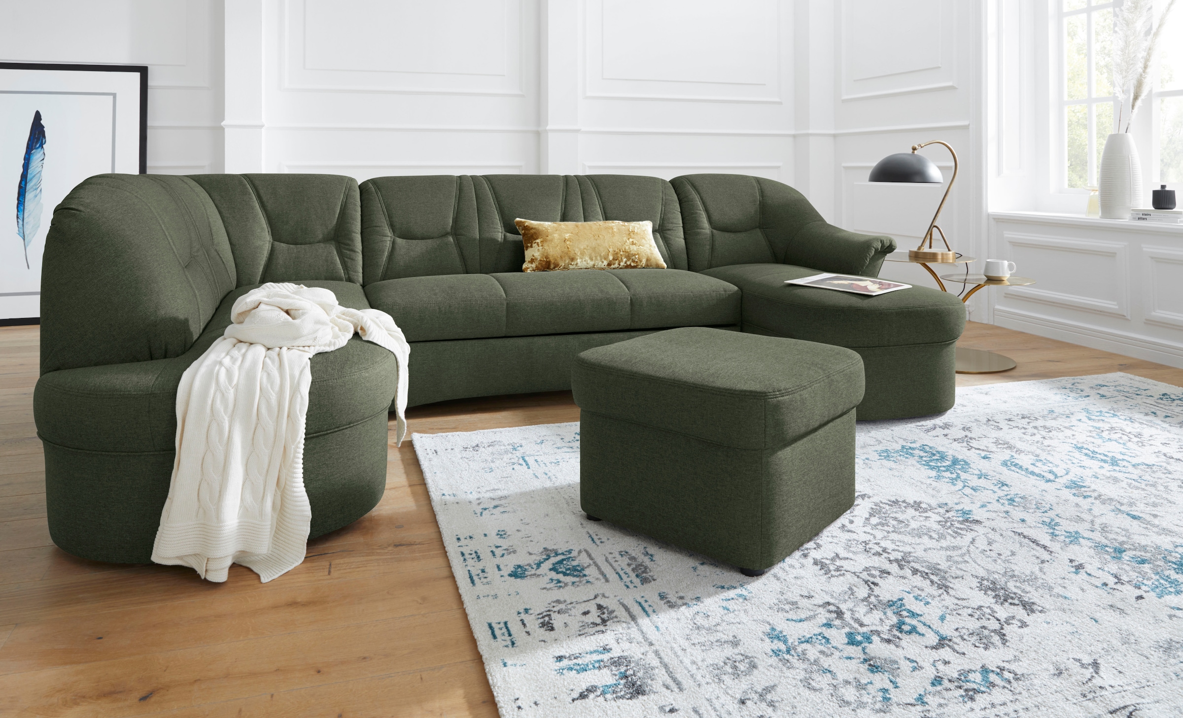 DOMO collection Polsterhocker »Sarafina«