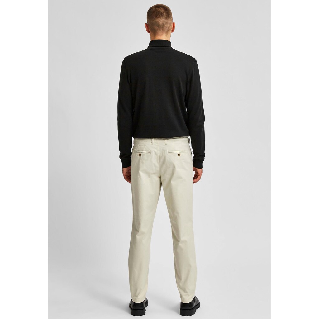SELECTED HOMME Chinohose »SLIM-MILES FLEX CHINO PANTS«
