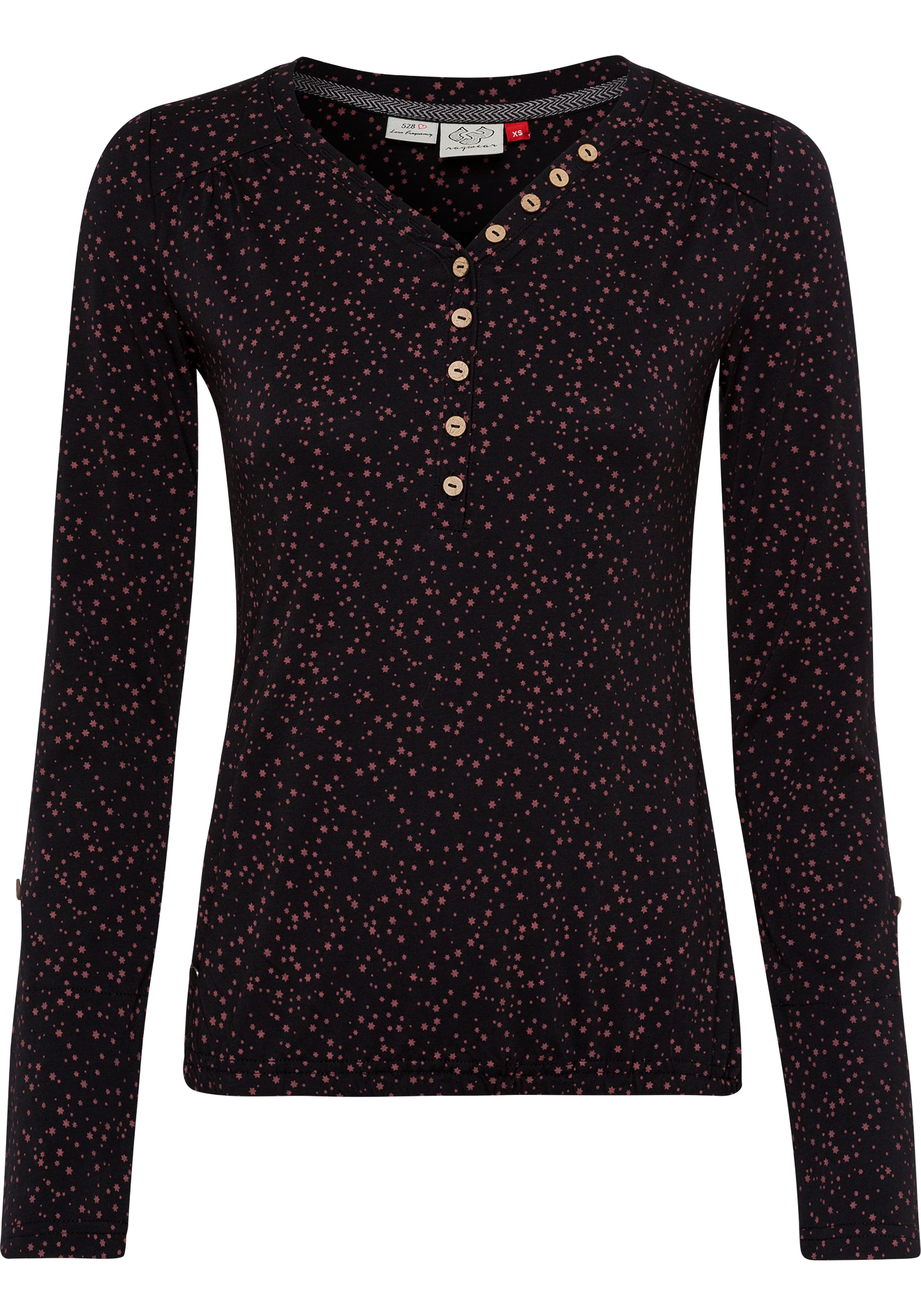 Ragwear Langarmshirt »PINCH PRINT«, mit Knopfleiste online shoppen |  Jelmoli-Versand
