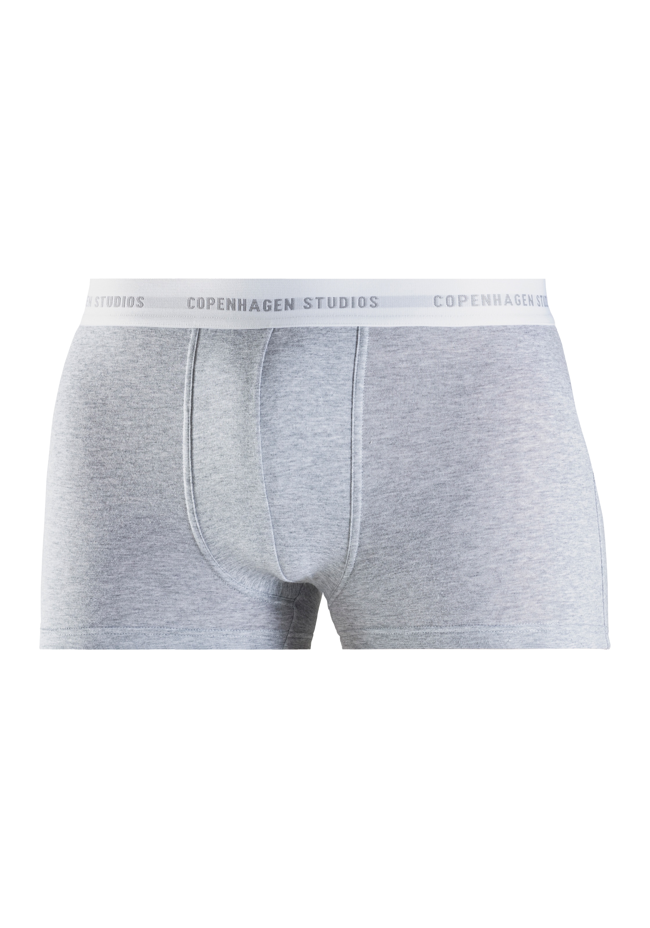 Copenhagen Studios Boxer »Boxershorts für Herren«, (Packung, 3 St., 3er Pack), mit weissem Logo-Bund
