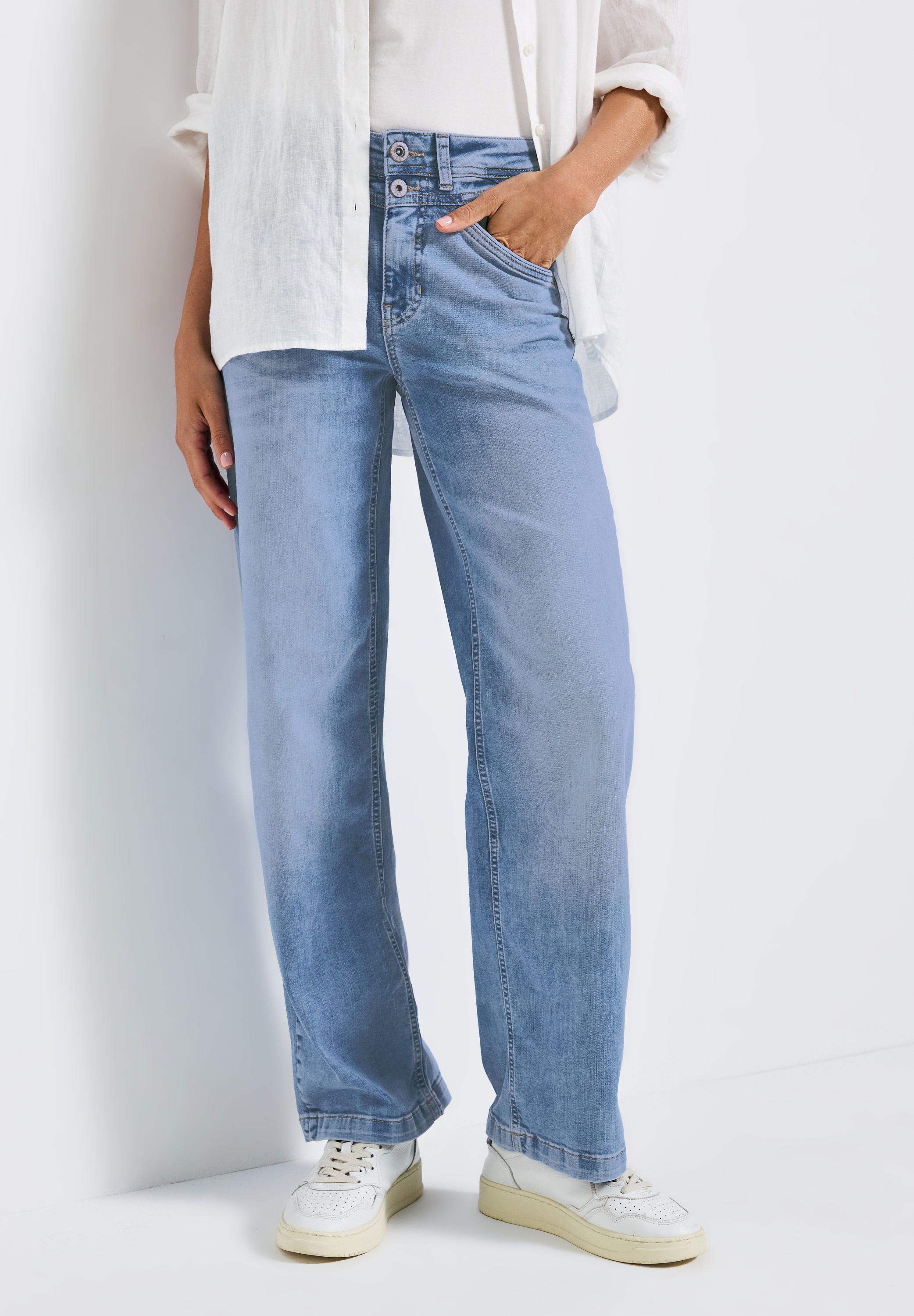 STREET ONE Weite Jeans im 4-Pocket Style