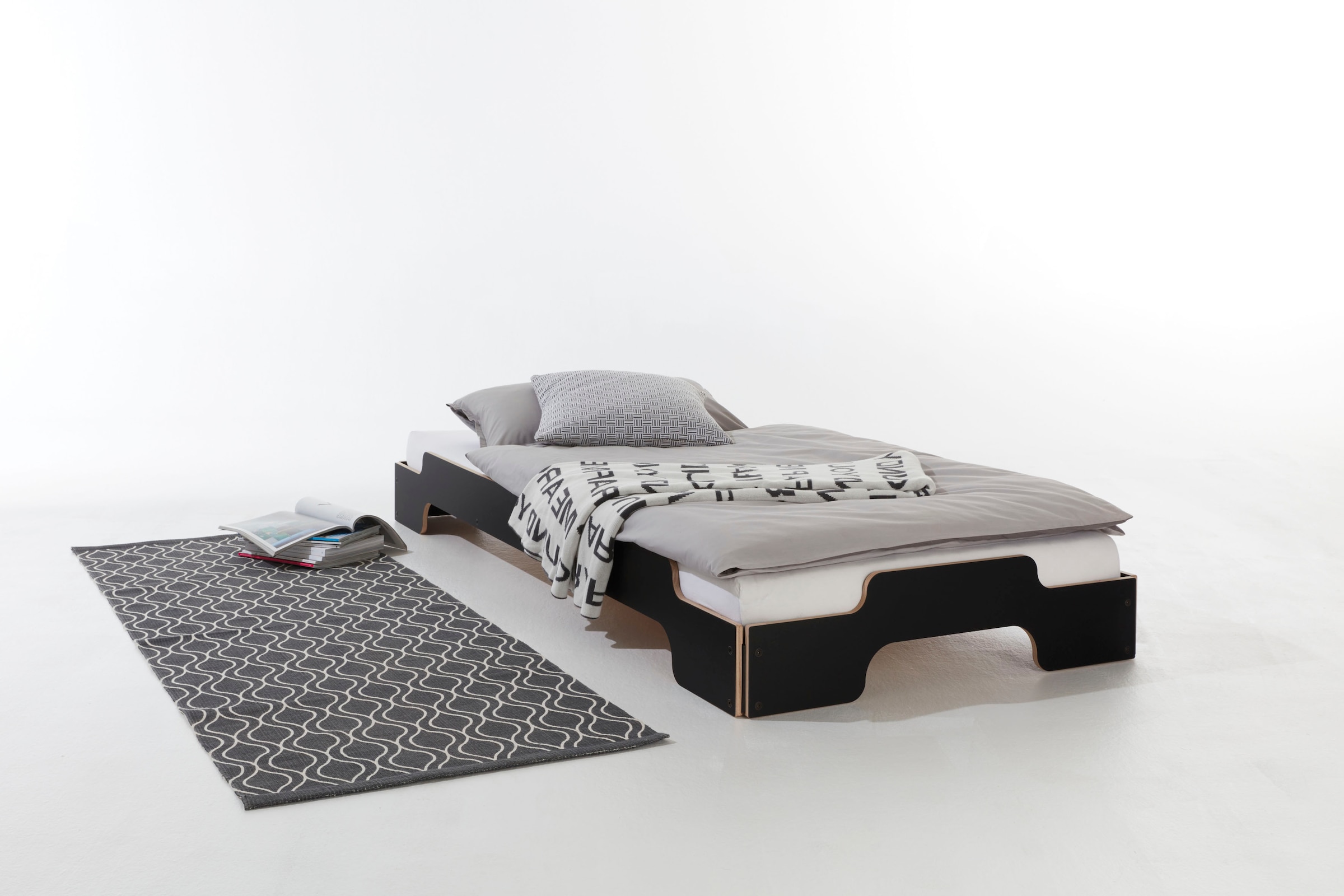 Müller SMALL LIVING Stapelbett »STAPELLIEGE Komfort (eine Liege)«, Komforthöhe 27.5 cm, ausgezeichnet mit dem German Design Award - 2019