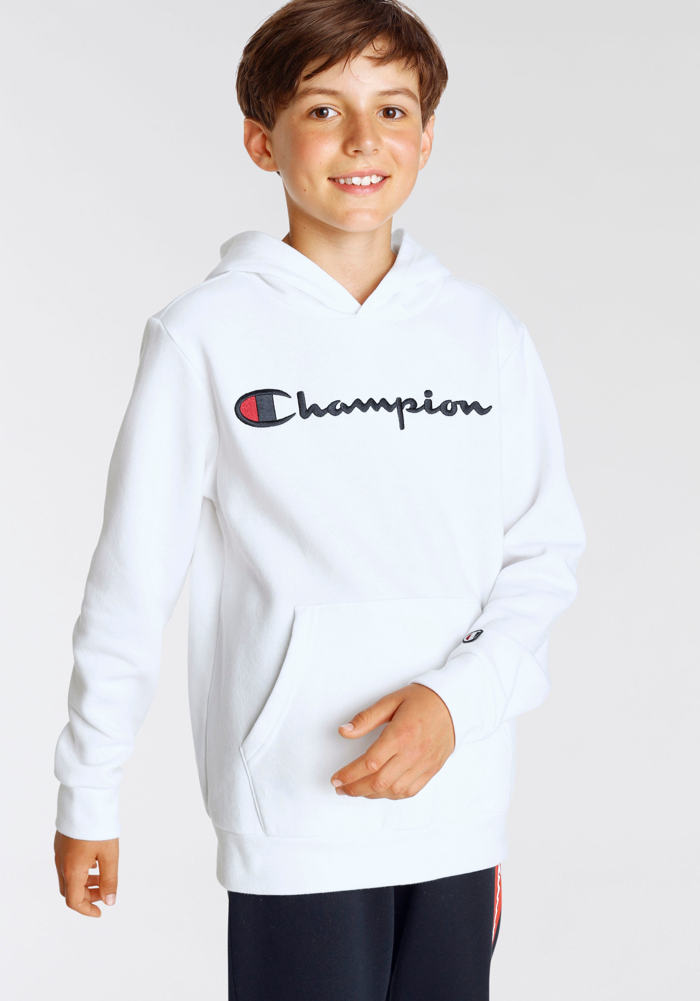✵ Champion Sweatshirt »Classic Hooded Sweatshirt large Logo - für Kinder«  günstig entdecken | Jelmoli-Versand
