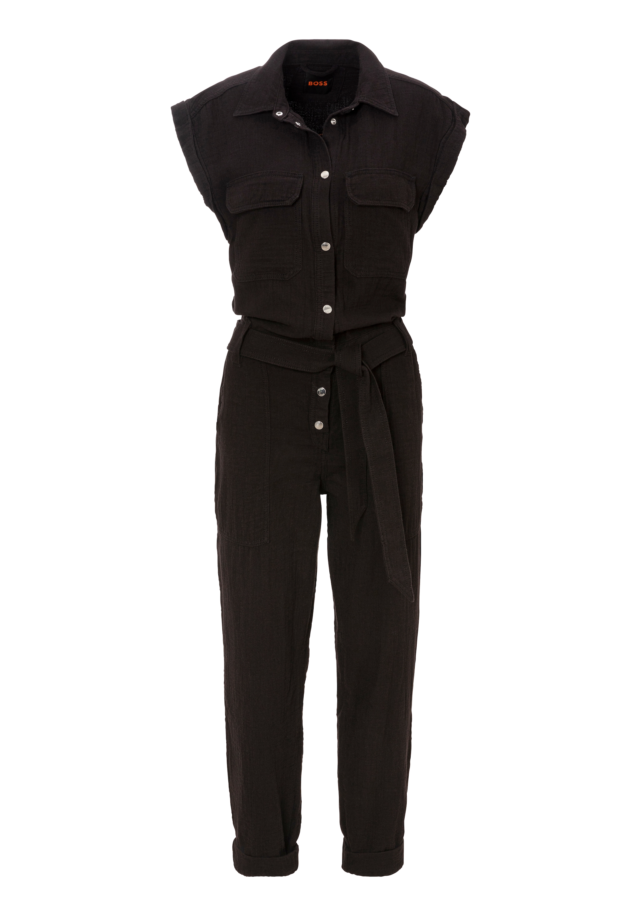 Jumpsuit »C_Deska-W Premium Damenmode«, mit Bindegürtel