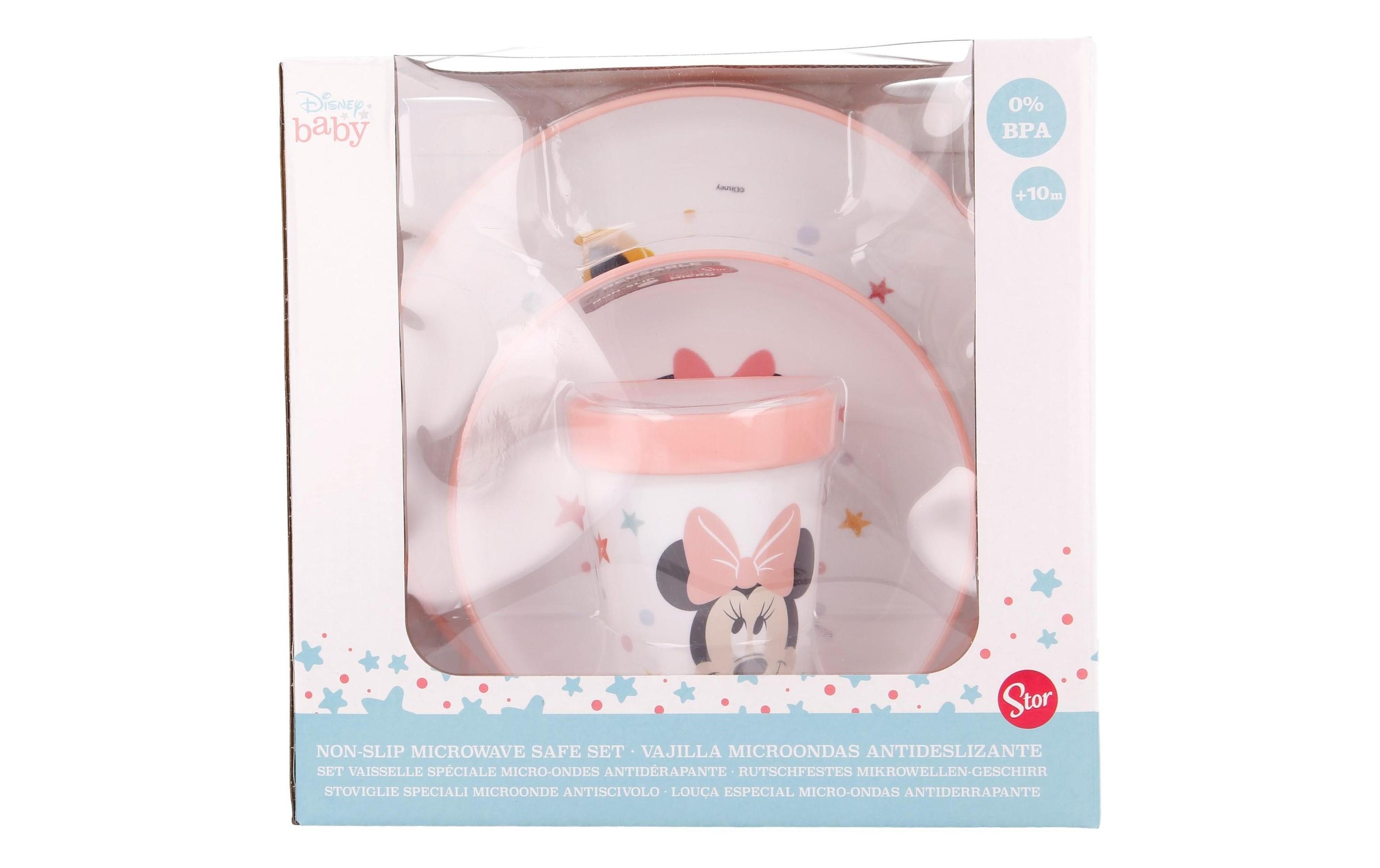Kindergeschirr-Set »Stor Kindergeschirrset Minnie Mouse«, (3 tlg.)