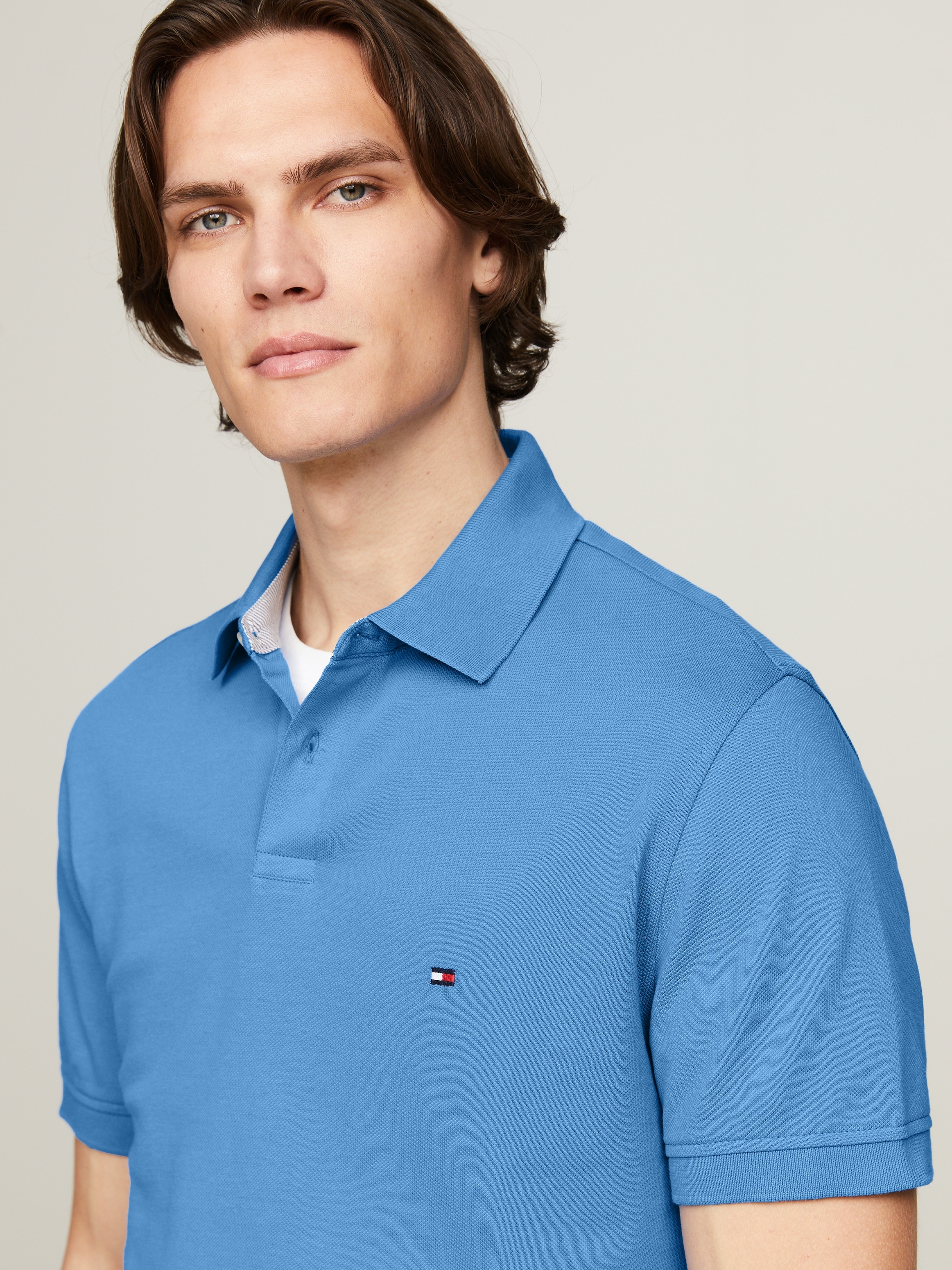 Tommy Hilfiger Poloshirt »1985 REGULAR POLO«, mit Tommy Hilfiger Kontraststreifen innen am Kragen