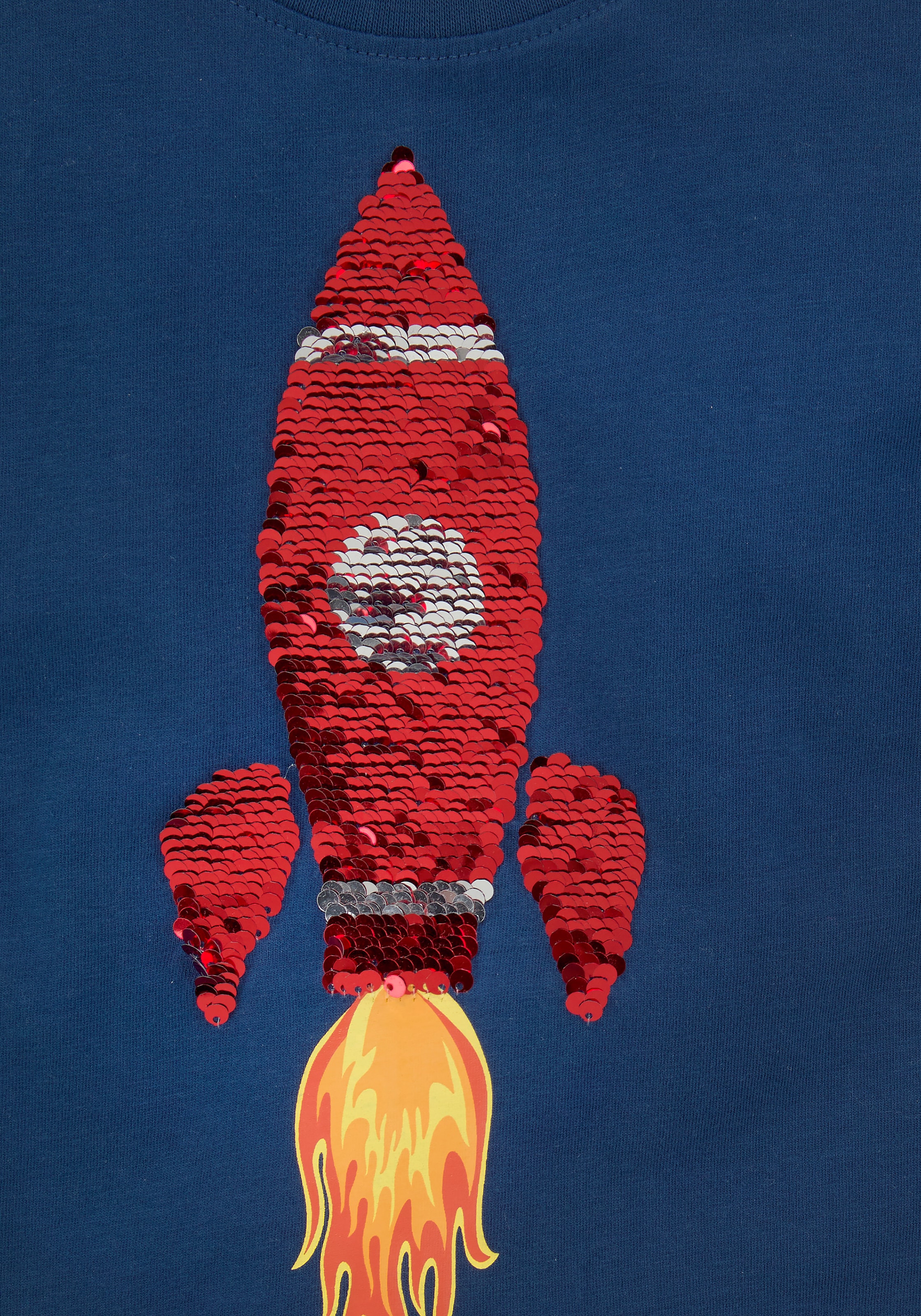 T-Shirt »Rakete Wendepailletten« | aus bestellen KIDSWORLD Jelmoli-Versand online
