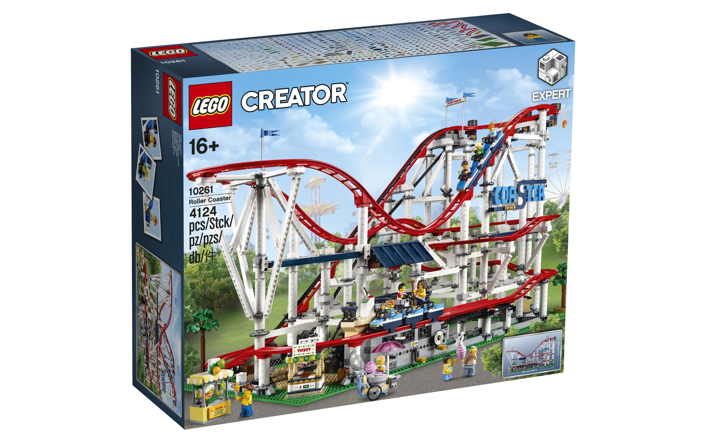 LEGO® Spielbausteine »Creator Achterbahn 10261«, (4124 St.)