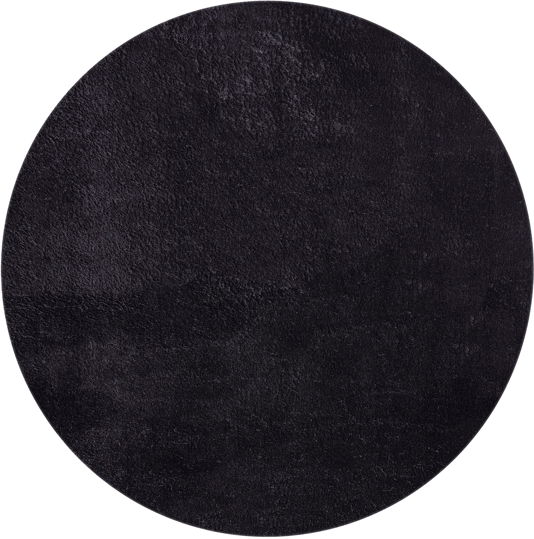 merinos Teppich "Loft 37" rund 16 mm Höhe Kunstfellteppich besonders weich und kuschelig, Fell Haptik