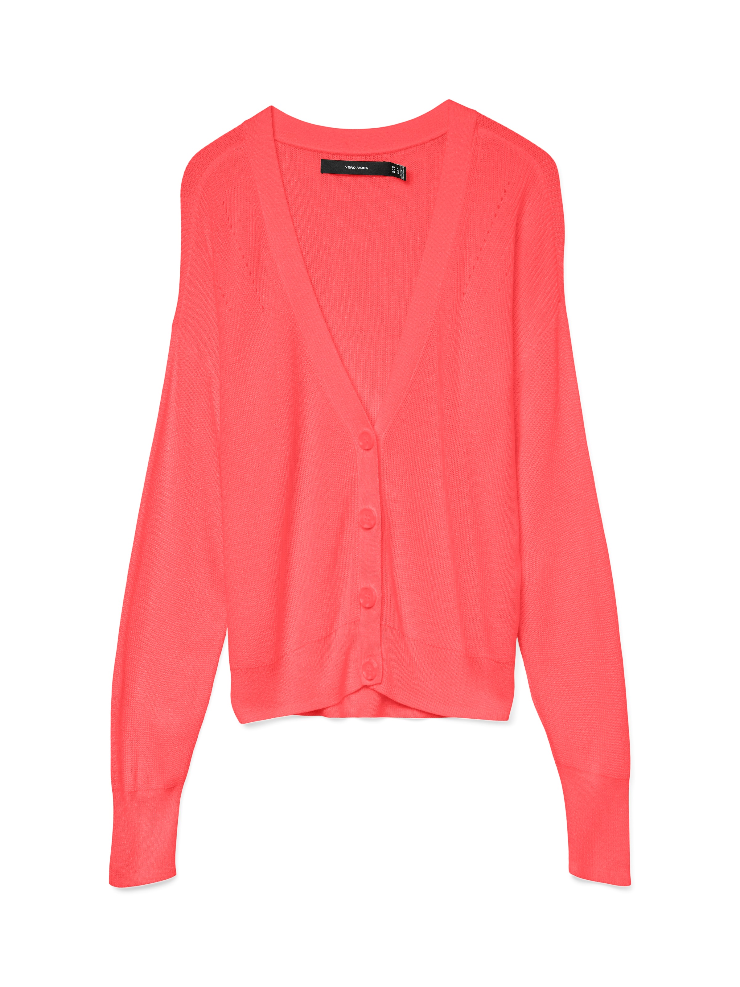 Vero Moda Strickjacke »VMNEWLEXSUN LS SHORT V-NECK CAR GA NOOS«