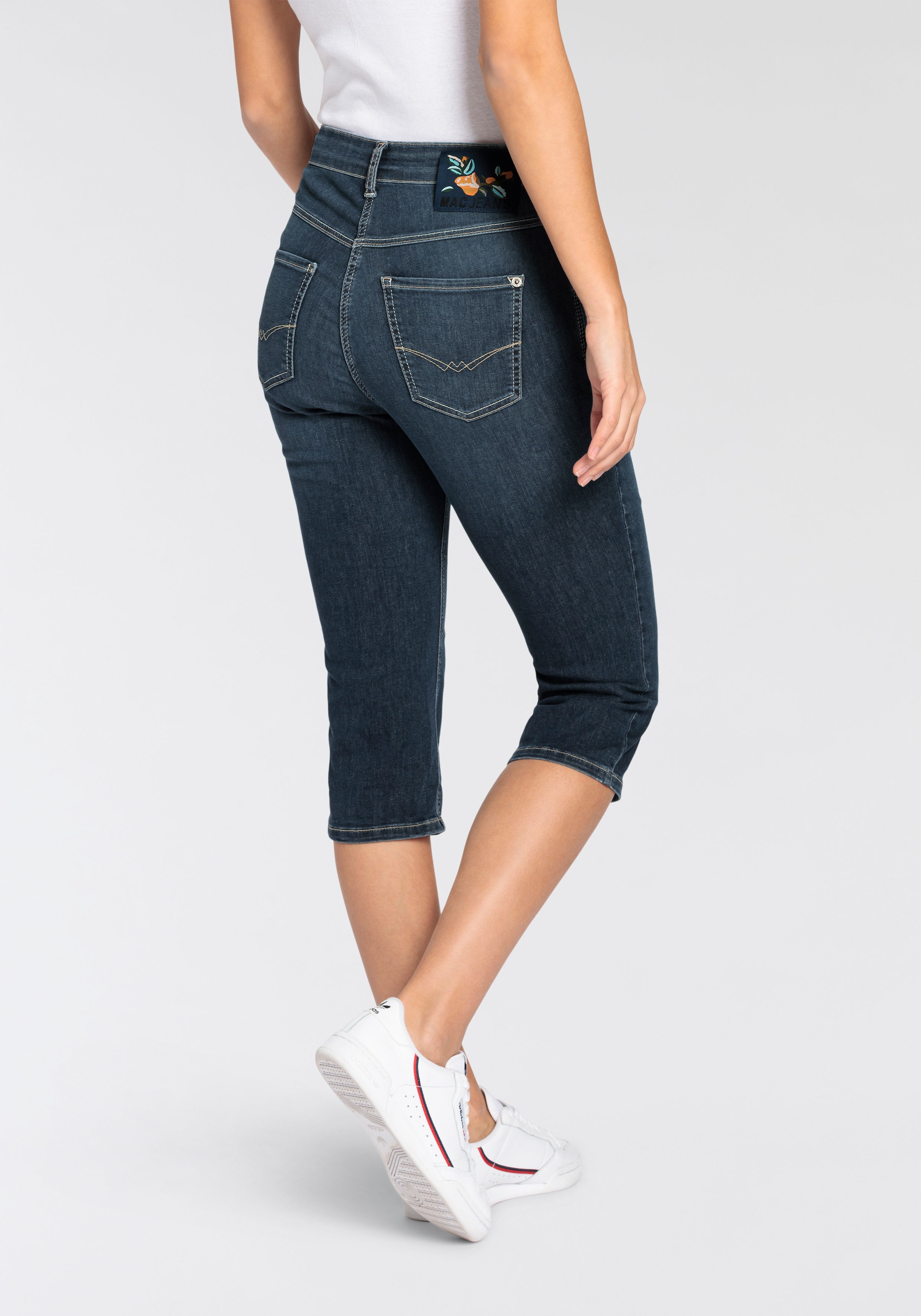 MAC Caprijeans »Dream-Sum«, Bequemer Sitz mit krempelbarem Saum