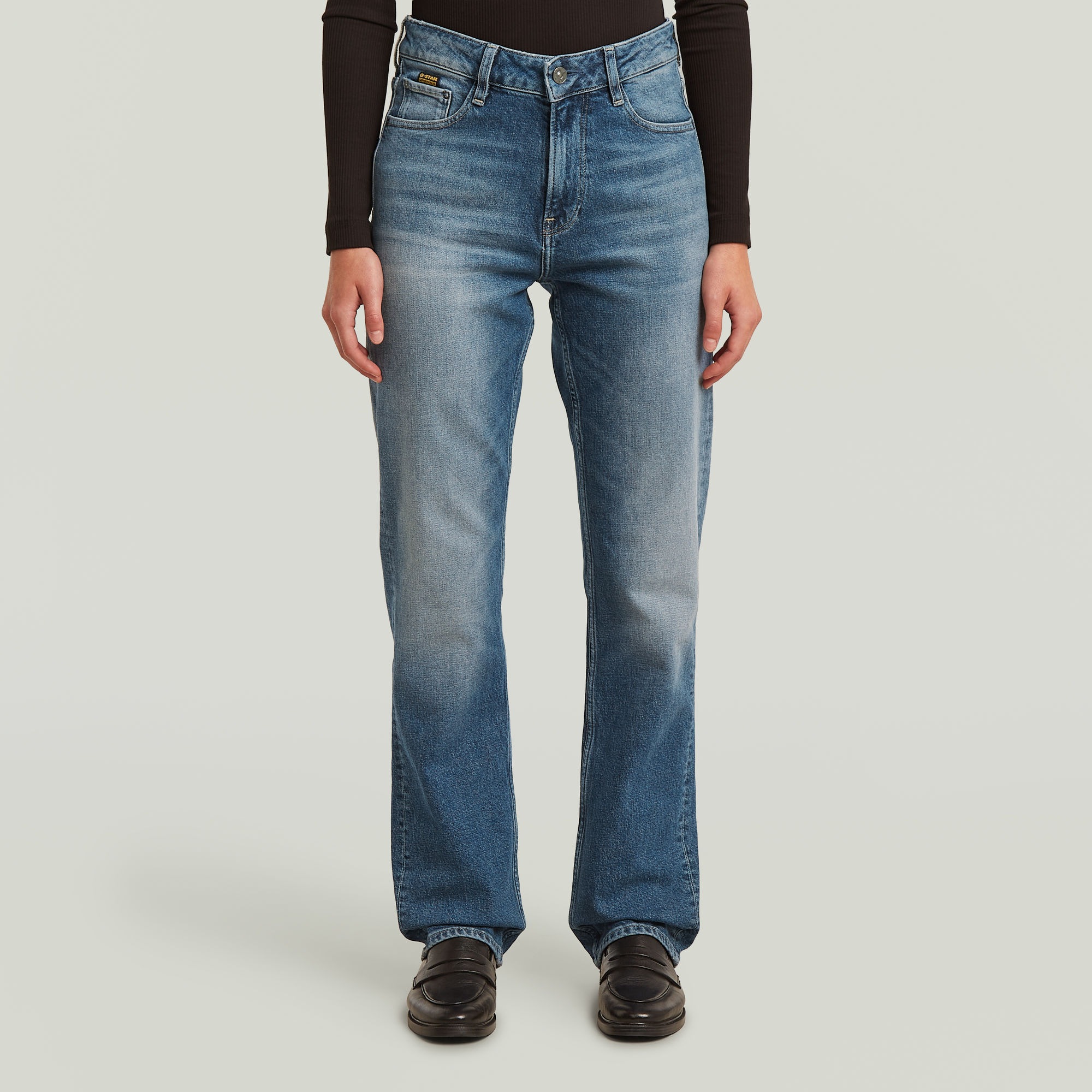 G-STAR Straight-Jeans »Iggie Wmn« Mid Rise