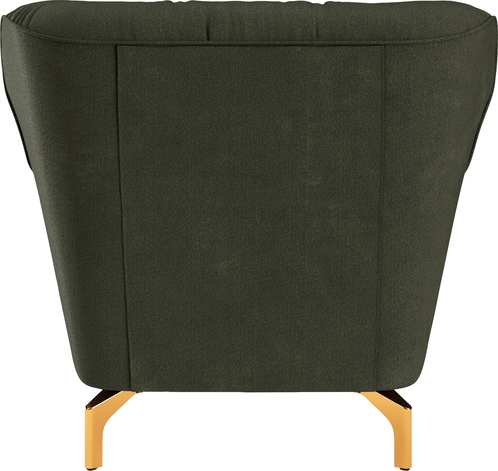 sit&more Sessel »Orient 3«, inkl. 1 Zierkissen mit Strass-Stein, goldfarbene Metallfüsse