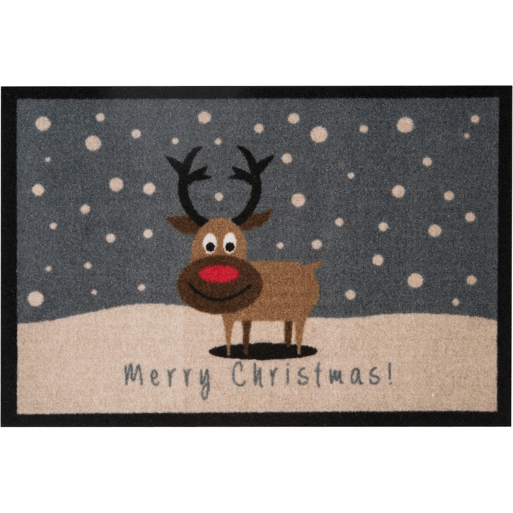 HANSE Home Fussmatte »Christmas Reindeer«, rechteckig