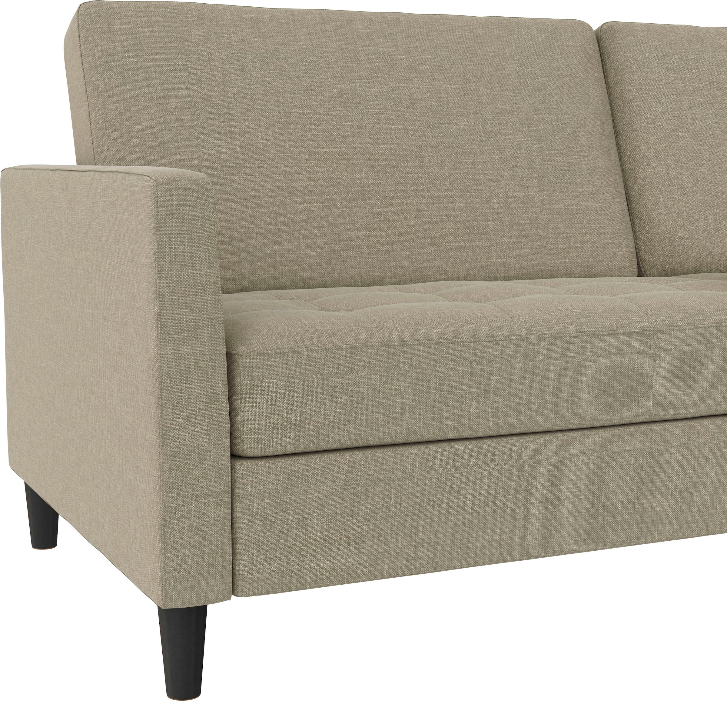 Dorel Home 3-Sitzer »Presley«, Sofa mit Bett-Funktion und verstellbarer Rückenlehne