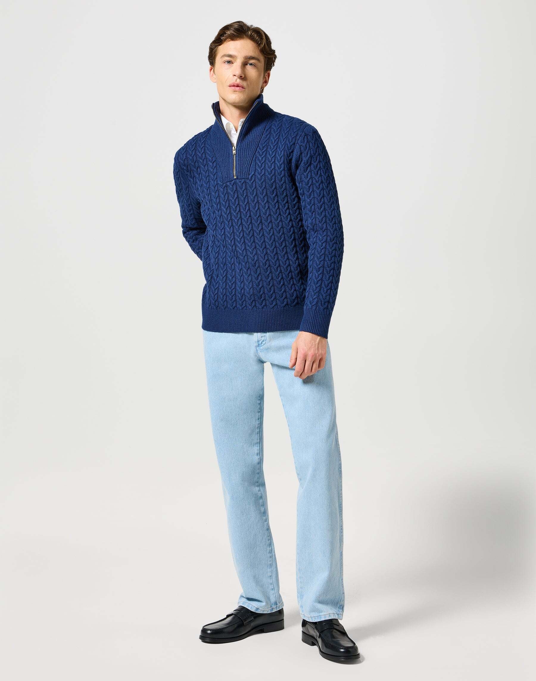 Wrangler Strickpullover »Wrangler Pullover Half Zip Knit«