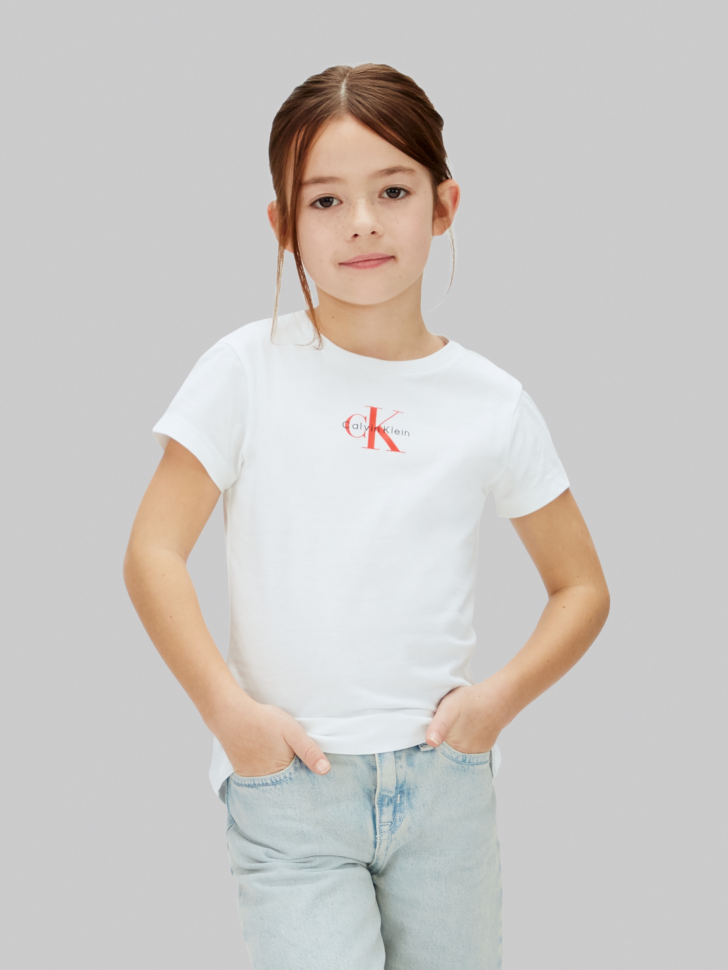 Calvin Klein Jeans T-Shirt "MICRO MONOGRAM TOP" Regular fit für Kinder