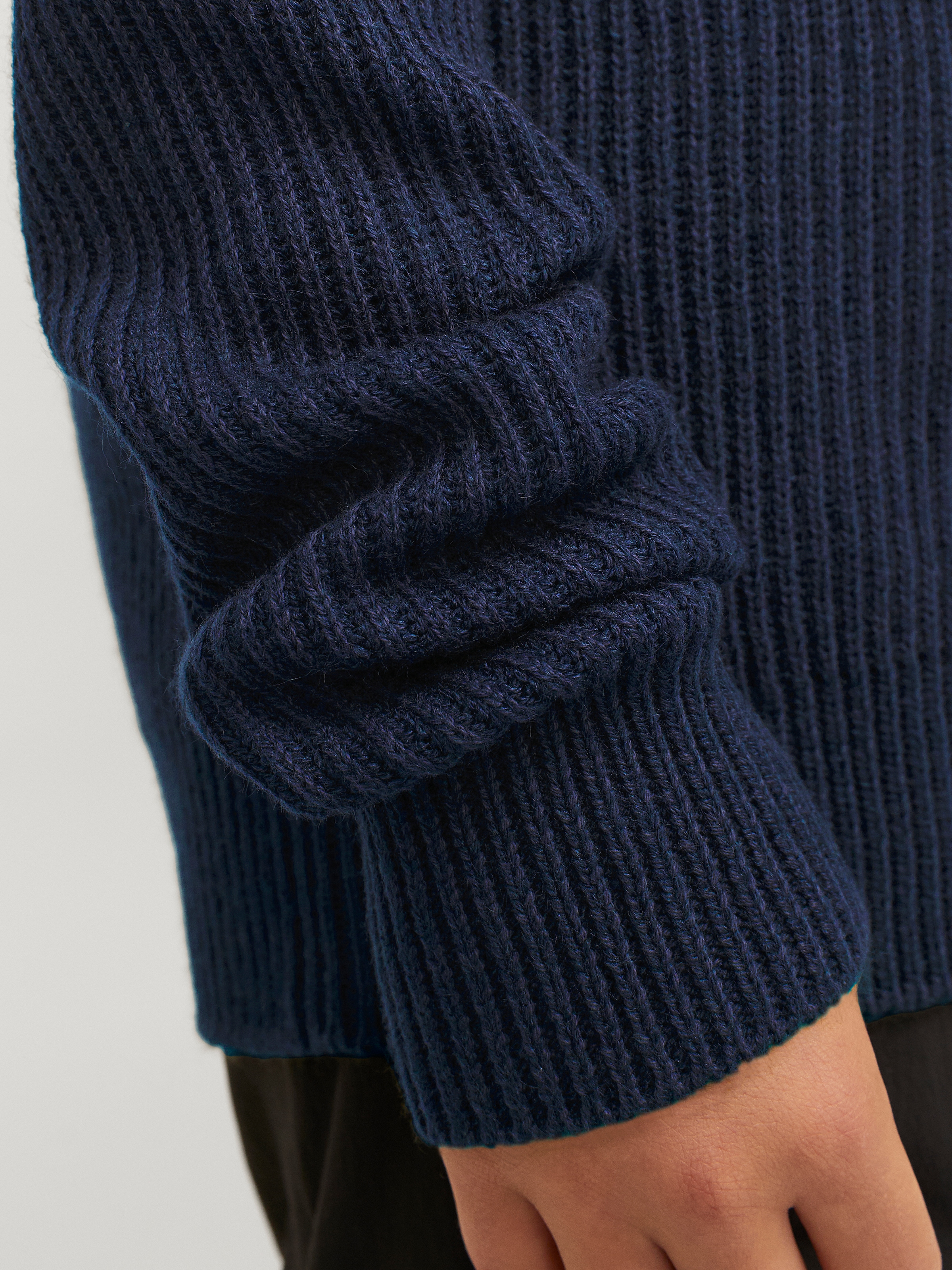 Jack & Jones Junior Strickpullover »JJPANNEL KNIT CREW NECK AW24 JNR«