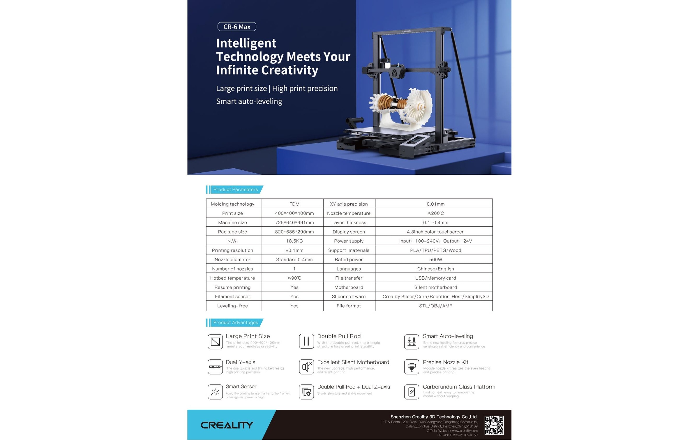 Creality 3D-Drucker »CR-6 Max«