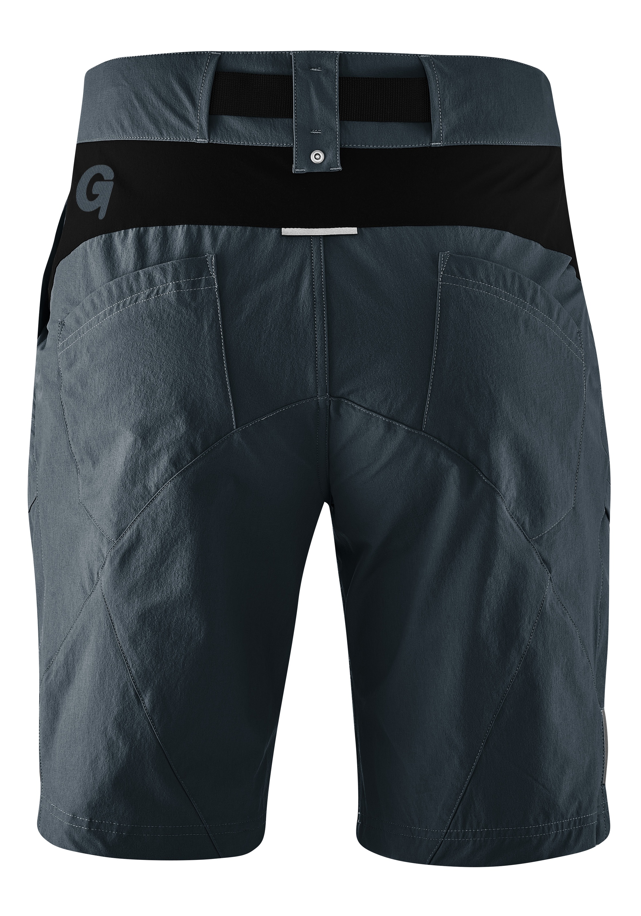 Gonso Fahrradhose »Arico Basic«, kurze Herren Radhose mit Sitzpolster, wasserabweisend, inkl. Gürtel