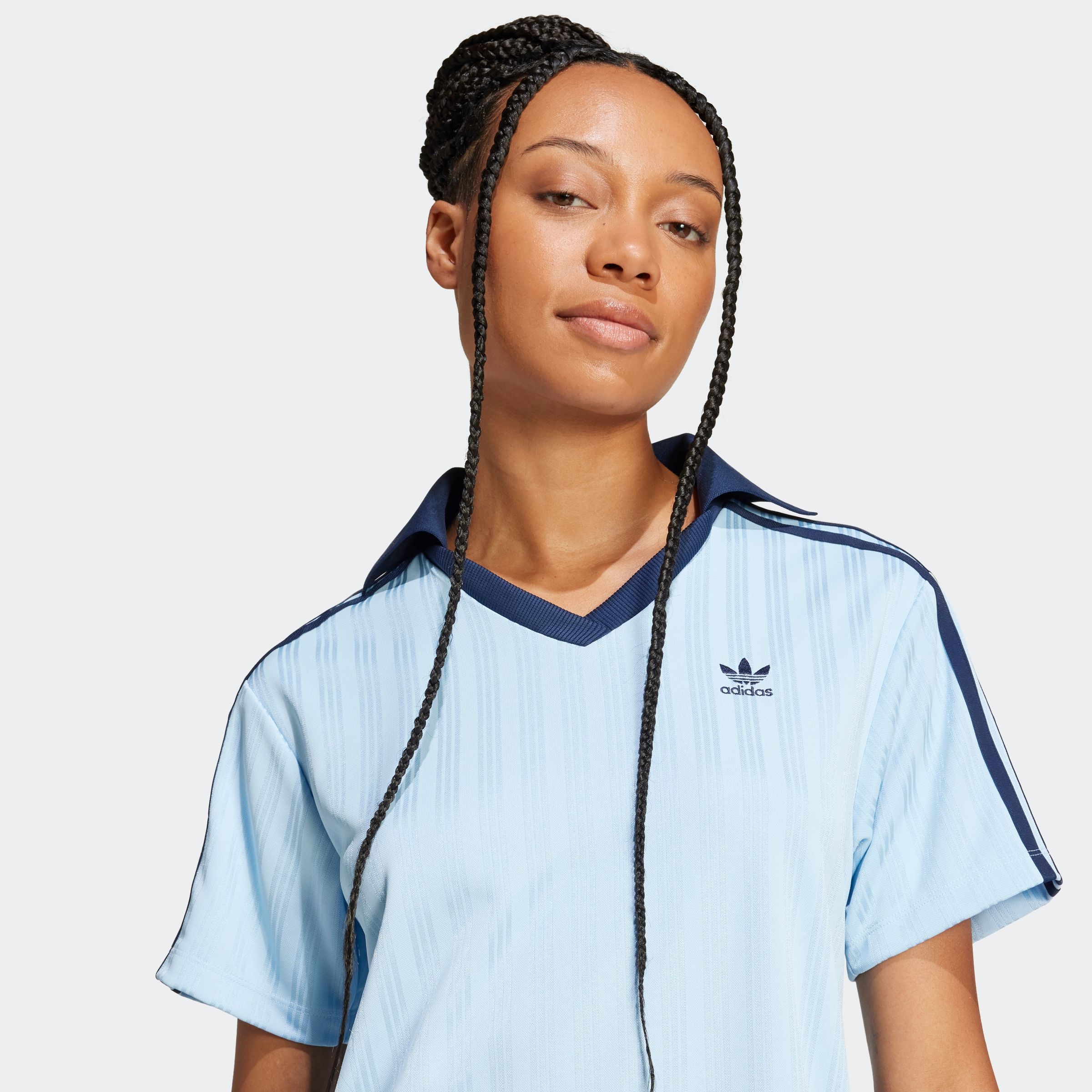adidas Originals Shirtkleid »V-NECK SS DRESS«, (1 tlg.)