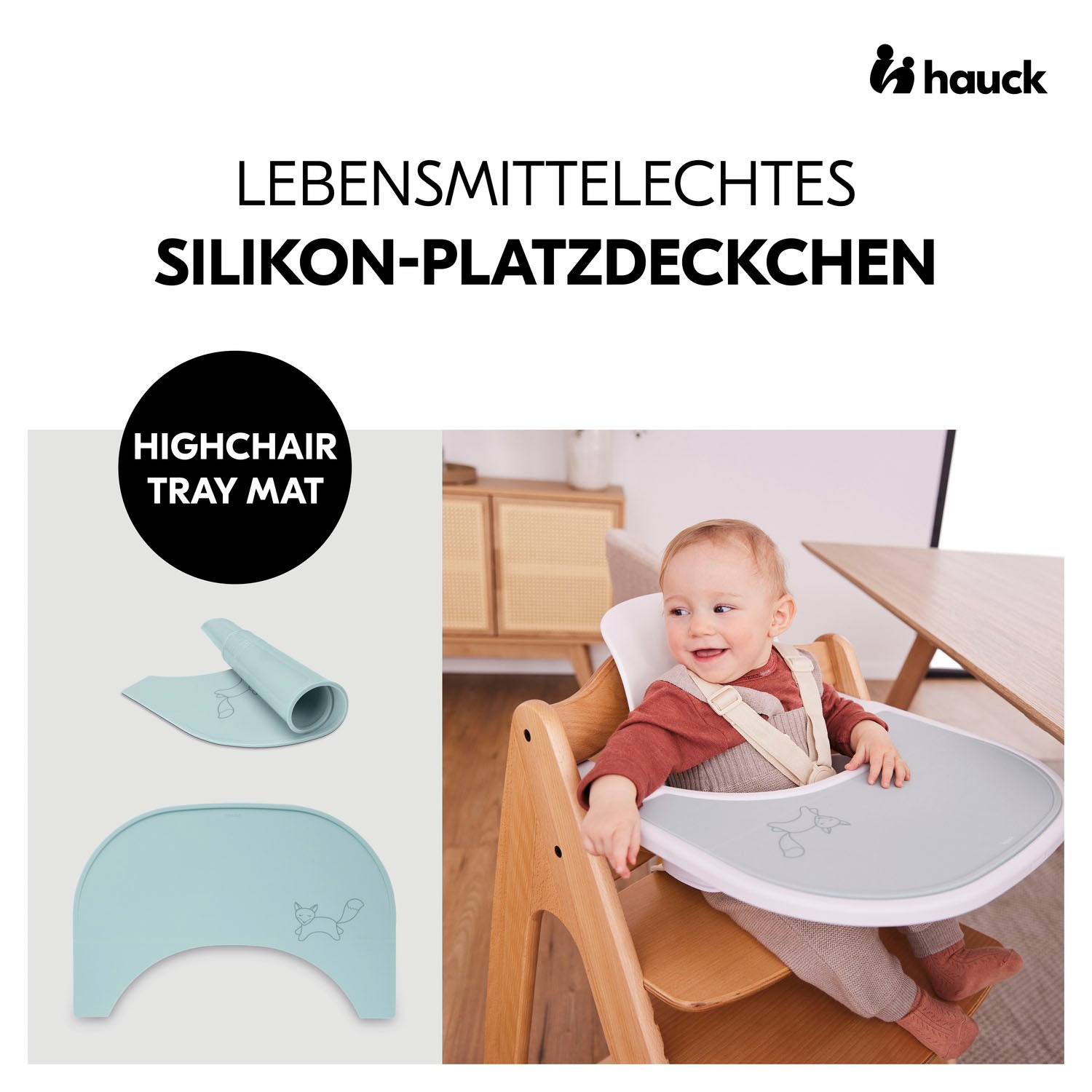 Hauck Platzset "Highchair Tray Mat" für Hochstuhl-Essbretter