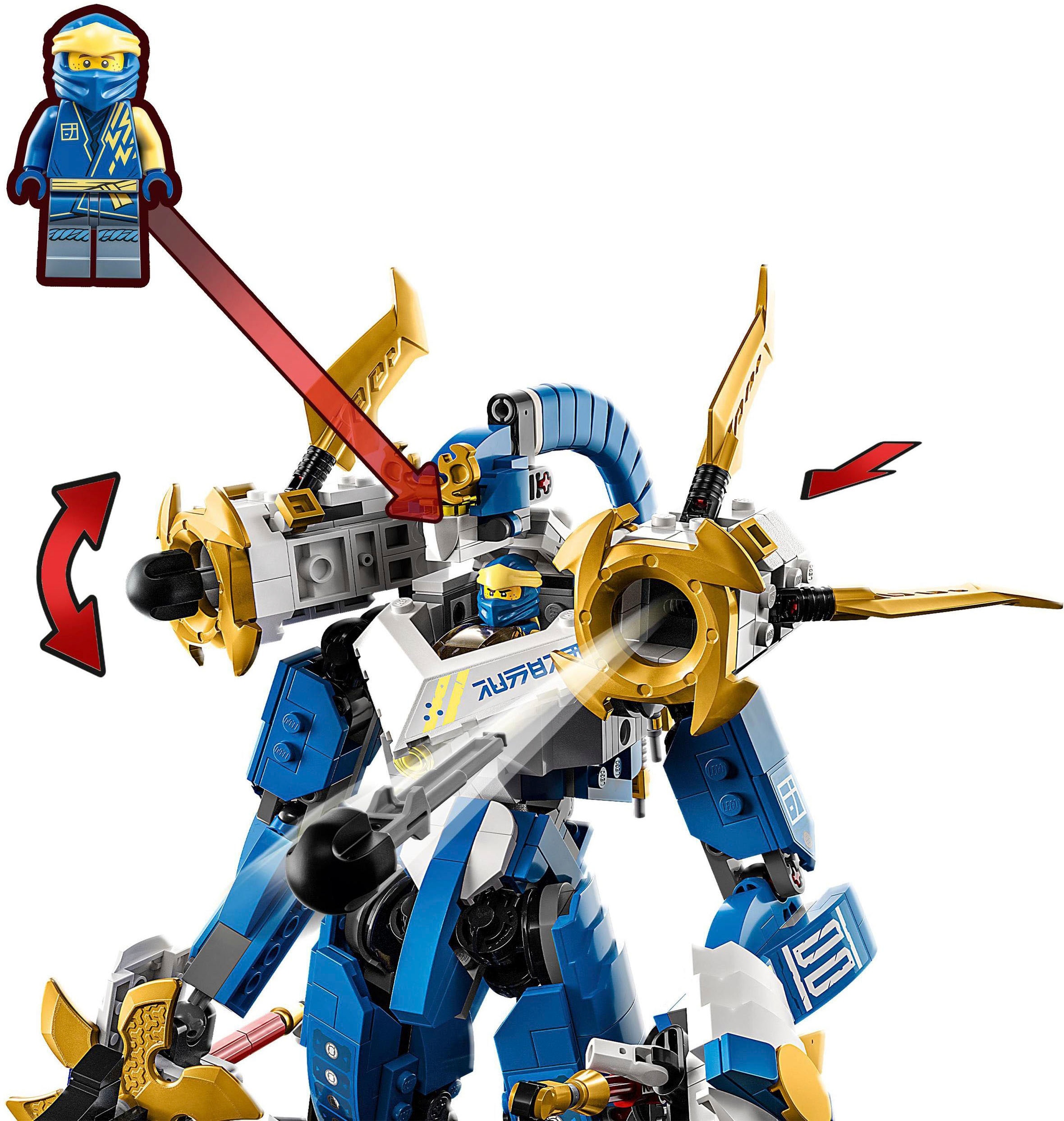 LEGO® Konstruktionsspielsteine »Jays Titan-Mech (71785), LEGO® NINJAGO«, (794 St.), Made in Europe